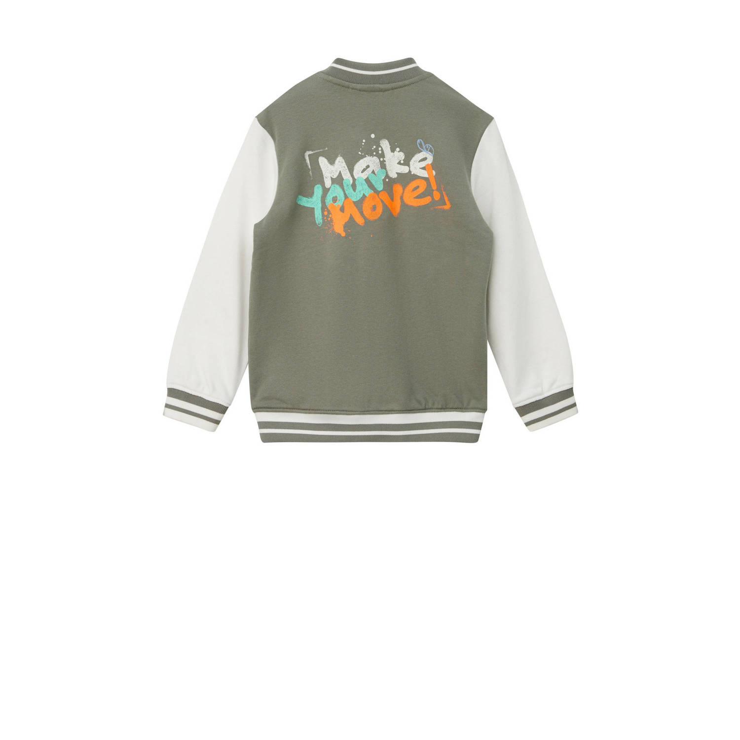 s.Oliver baseball jacket lente; donkergroen