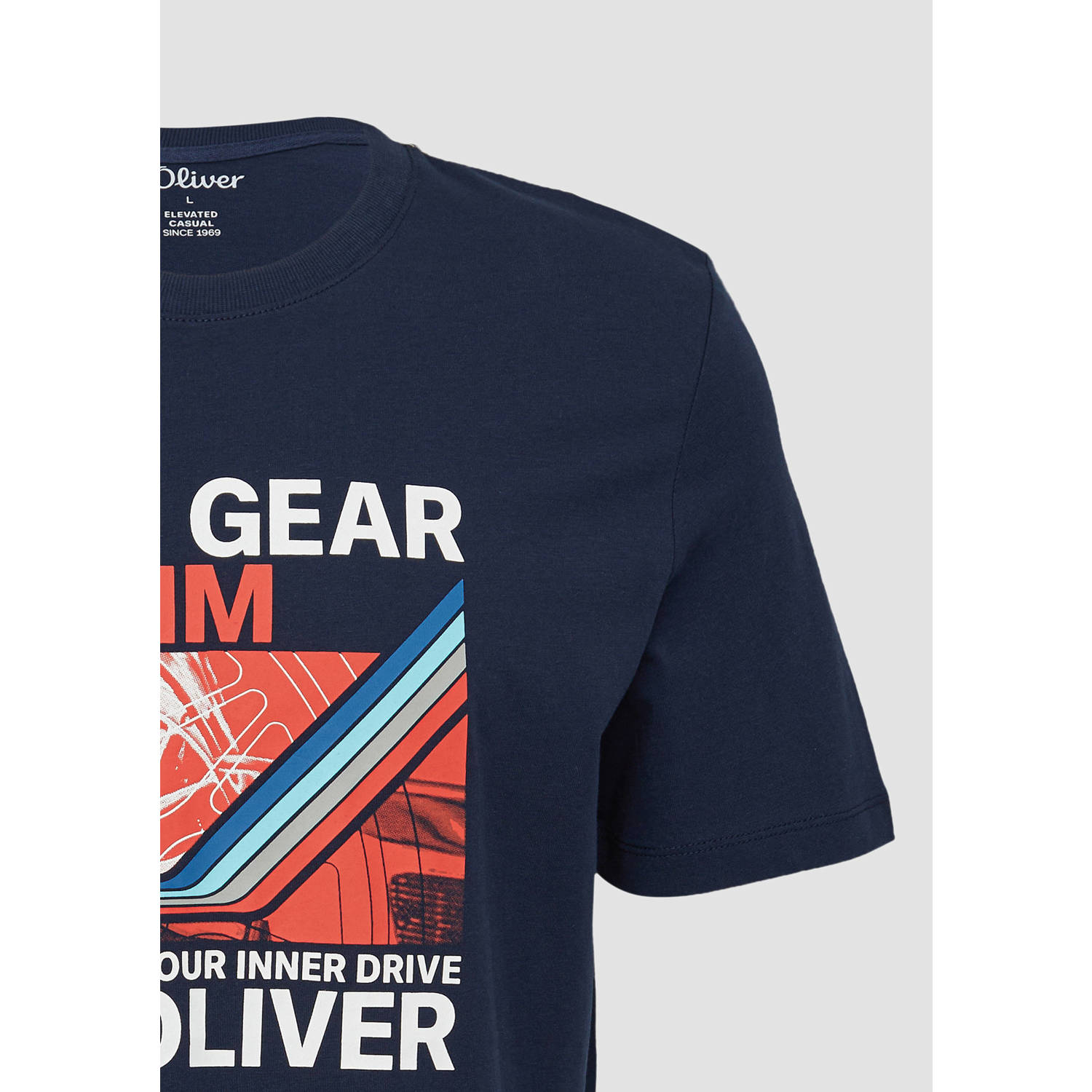 s.Oliver T-shirt donkerblauw