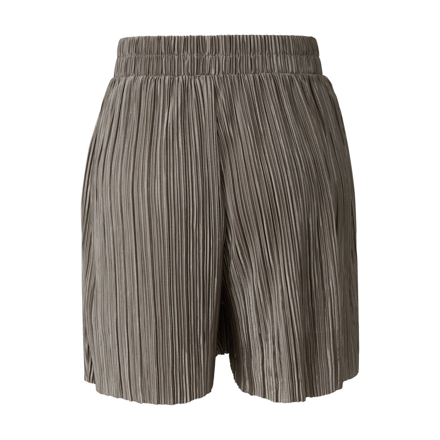 Q S by s.Oliver high waist casual short grijs