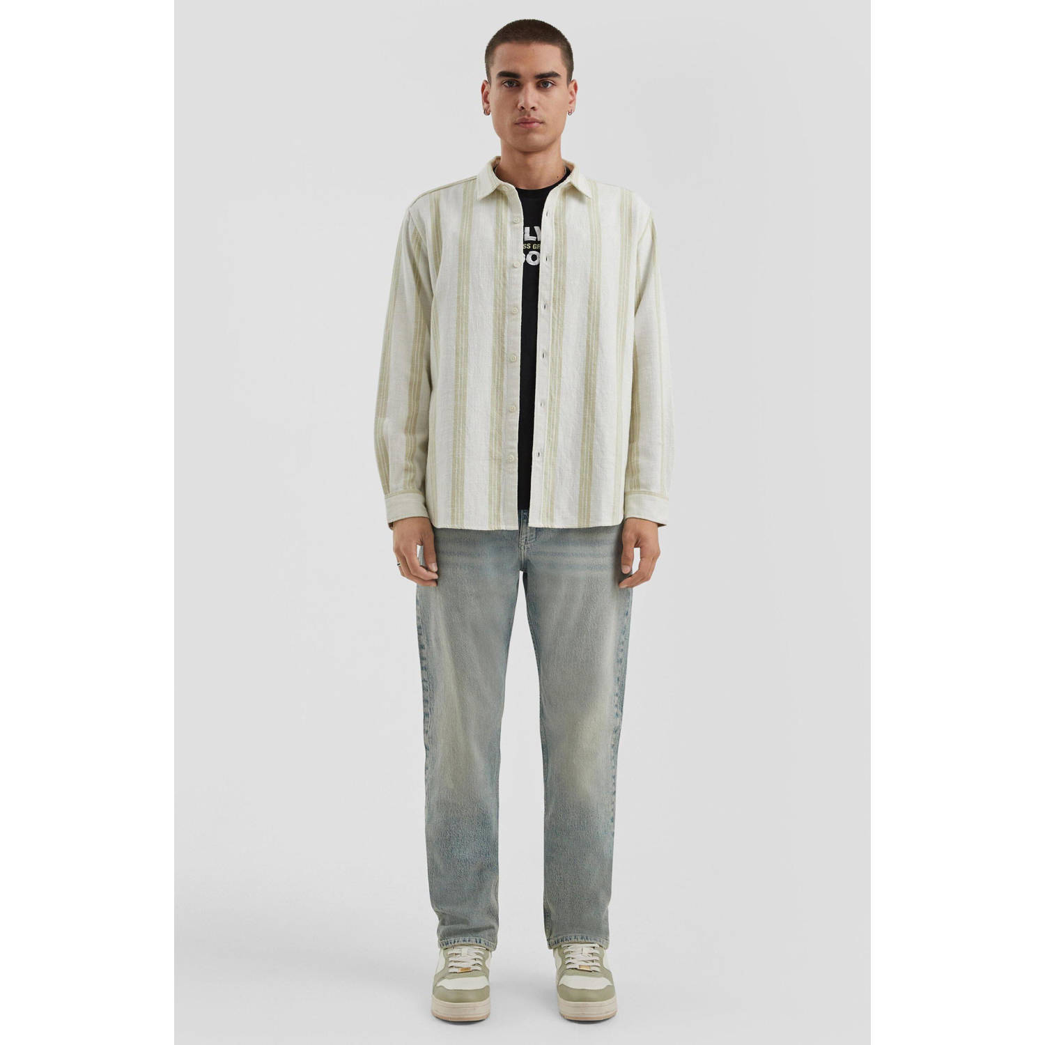 Q S by s.Oliver casual overhemd ecru