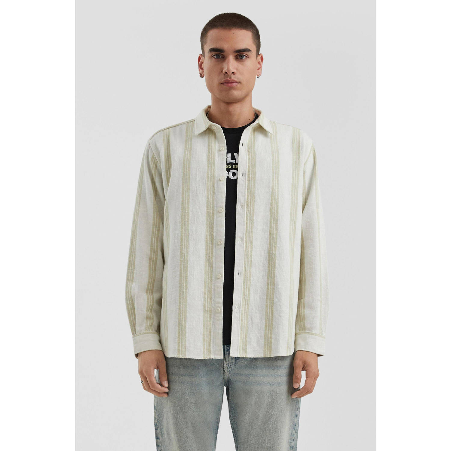 Q S by s.Oliver casual overhemd ecru