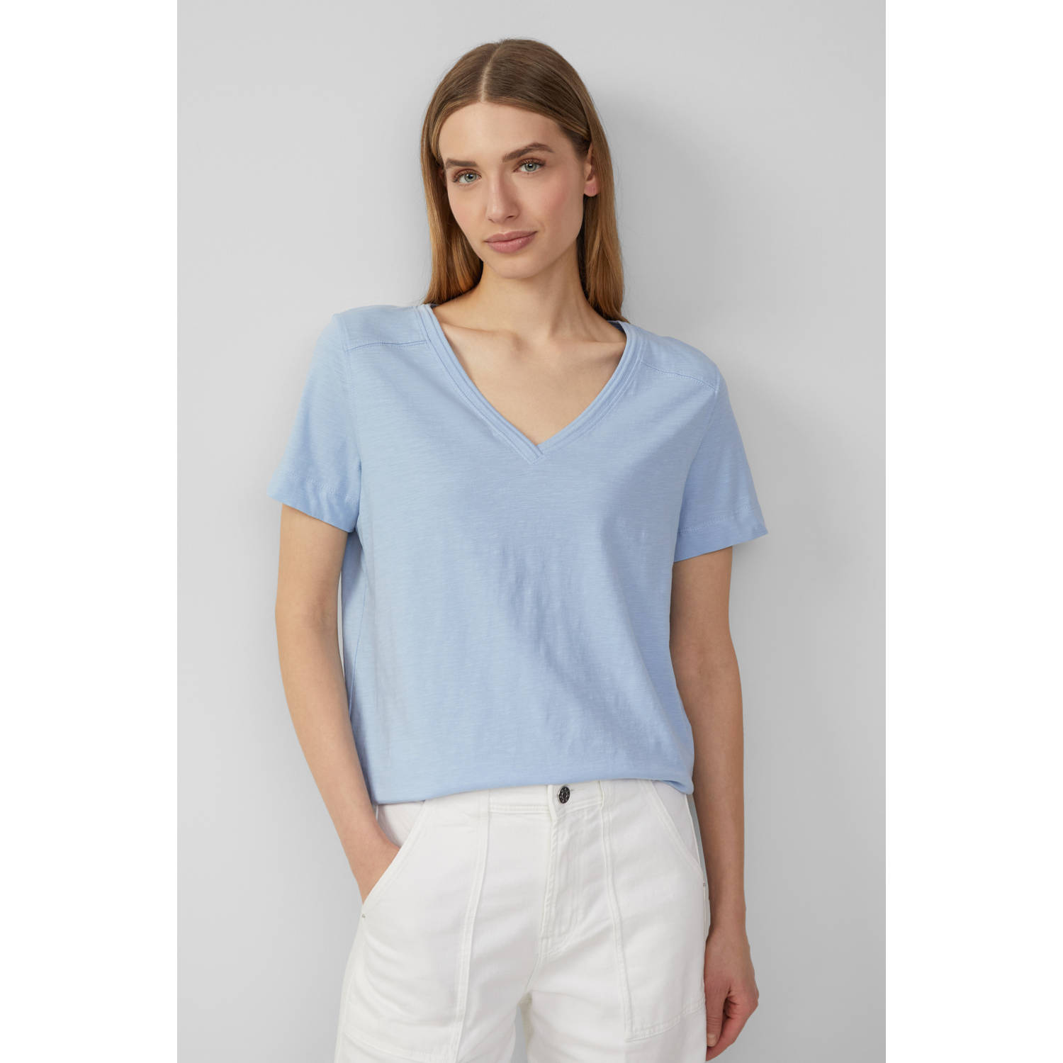 S.Oliver RED LABEL Regular fit T-shirt van puur katoen