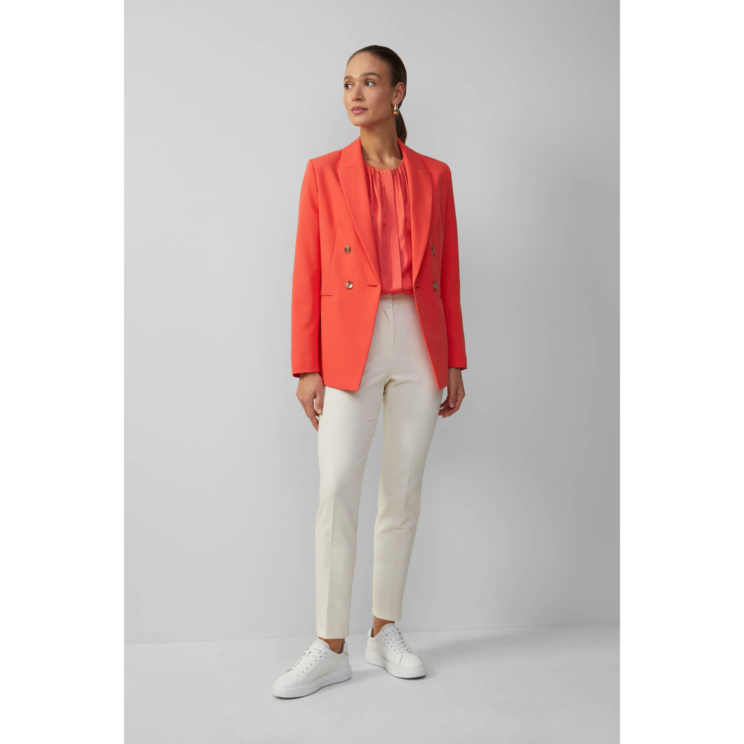 S.Oliver BLACK LABEL blousetop koraalrood