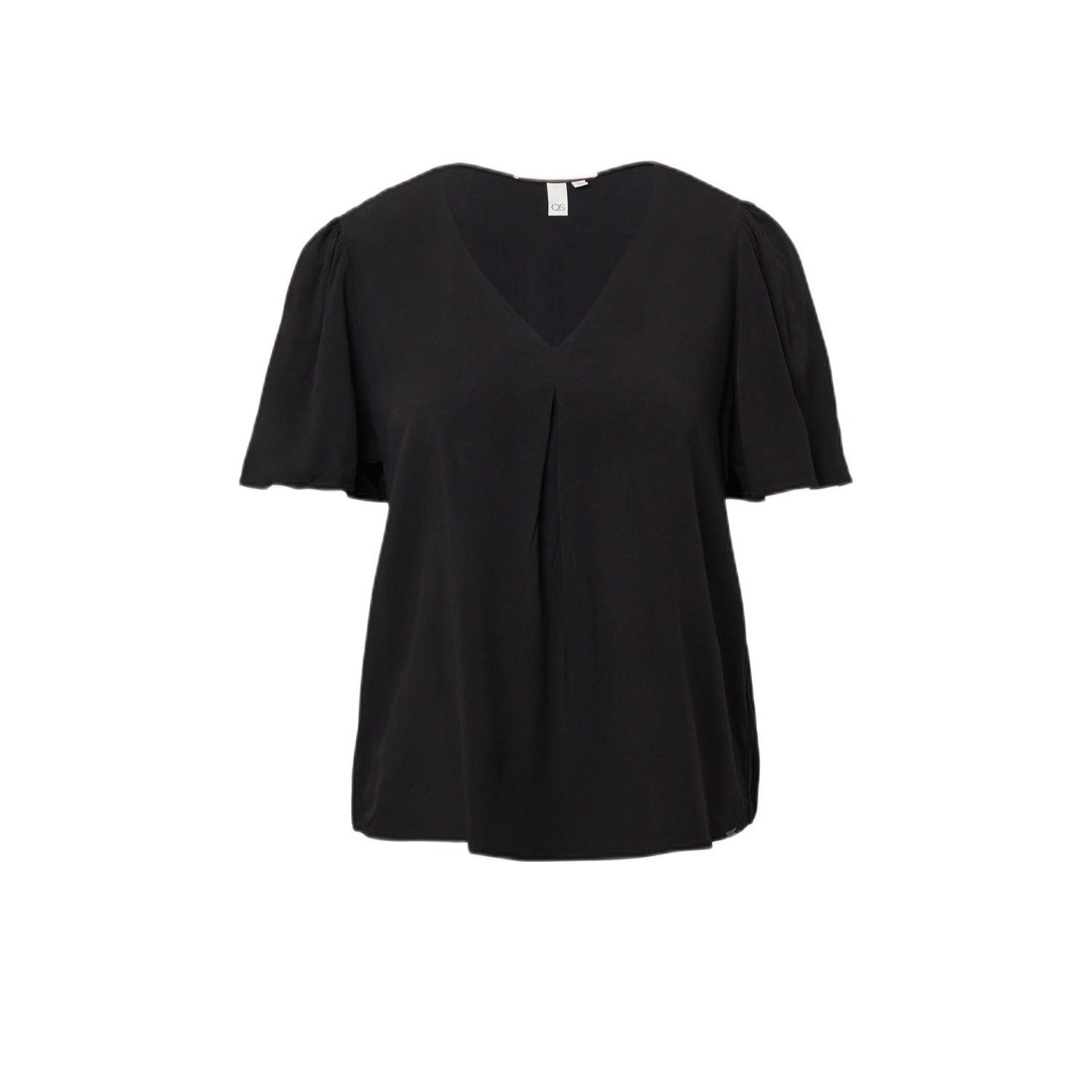 Q S by s.Oliver T-shirt zwart