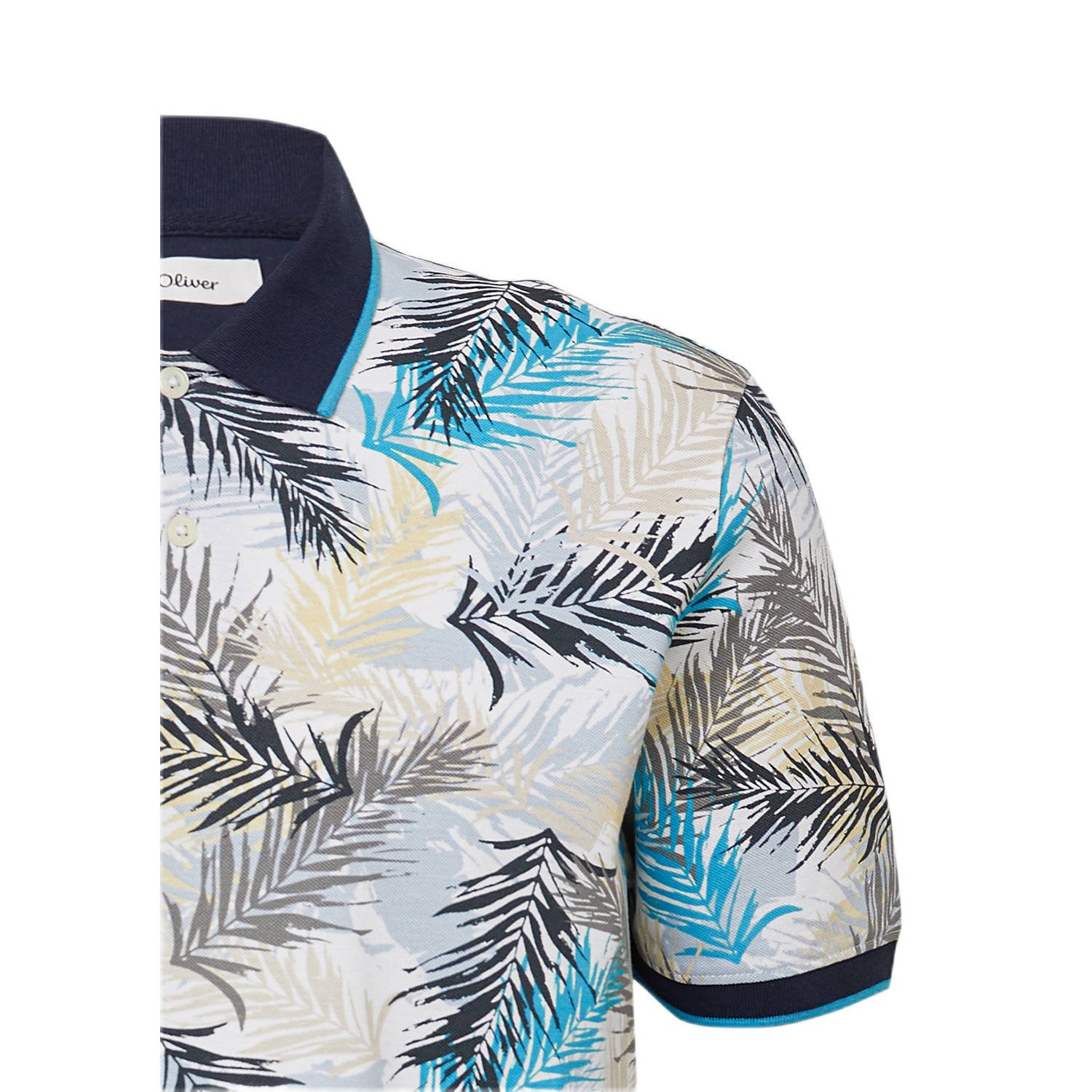 s.Oliver regular polo blauw