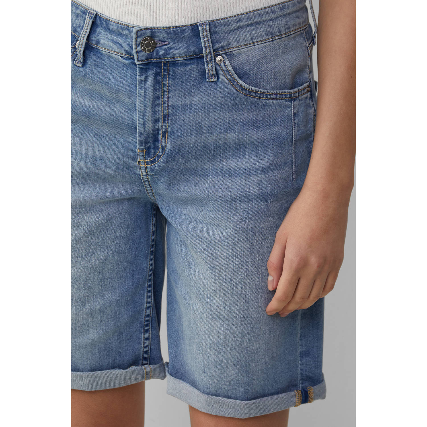 S.Oliver RED LABEL Regular fit korte jeans van katoenmix model 'KAROLIN'