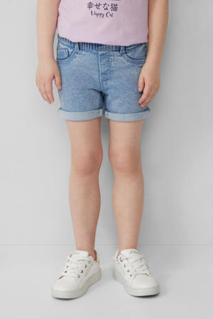 denim short light blue denim