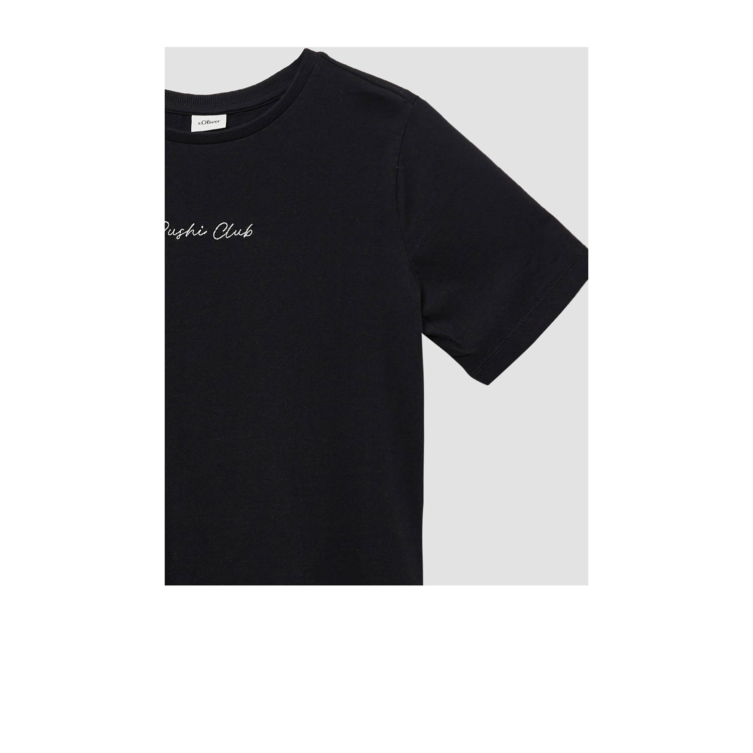 s.Oliver T-shirt zwart