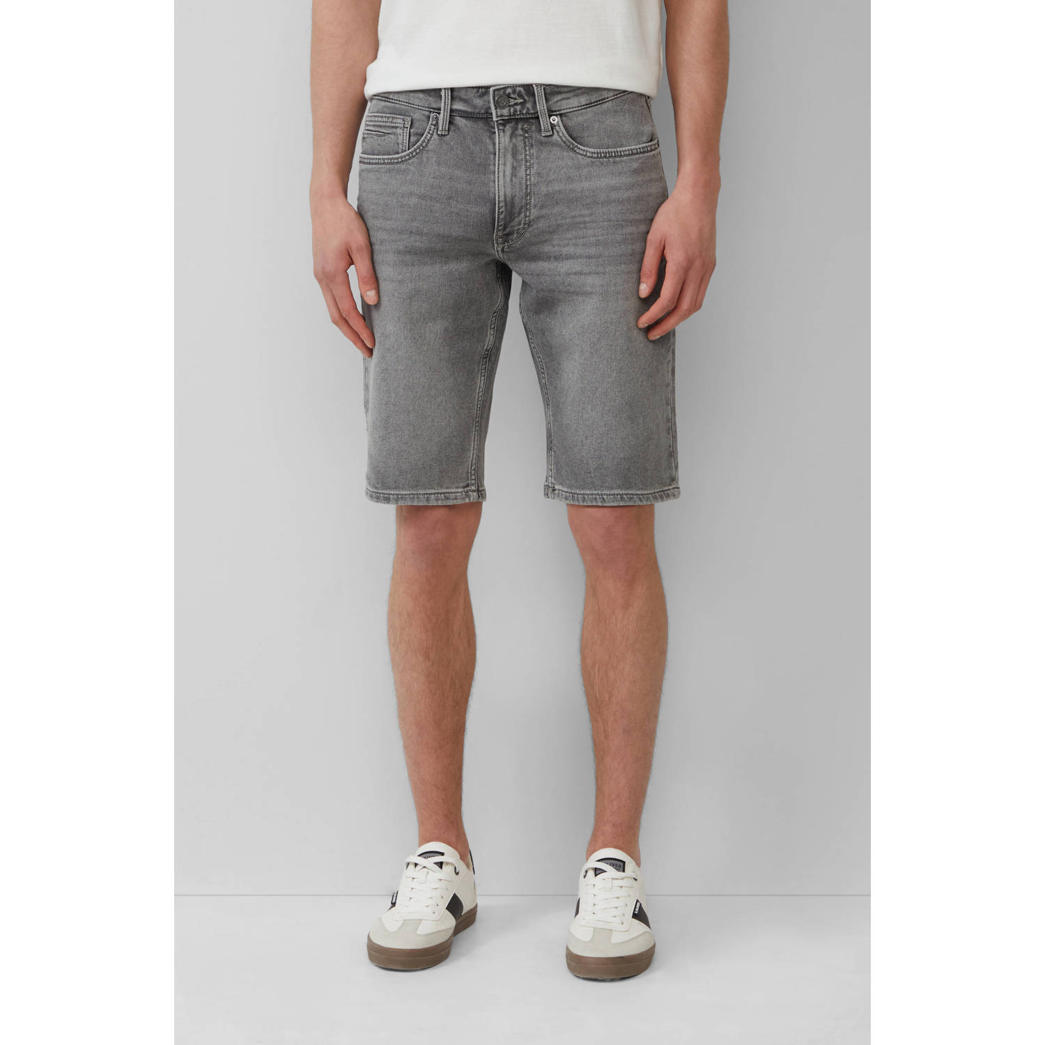 S.Oliver RED LABEL Regular fit korte jeans van katoenmix