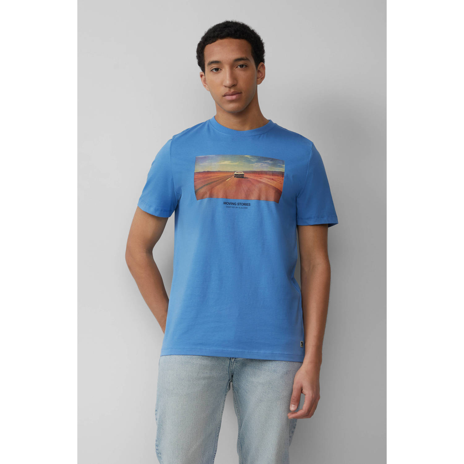 S.Oliver T-shirt blauw