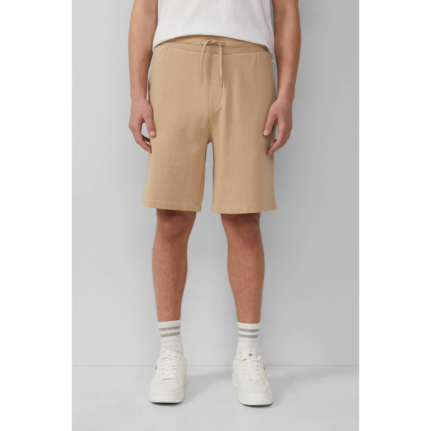 Q S by s.Oliver regular sweatshort beige