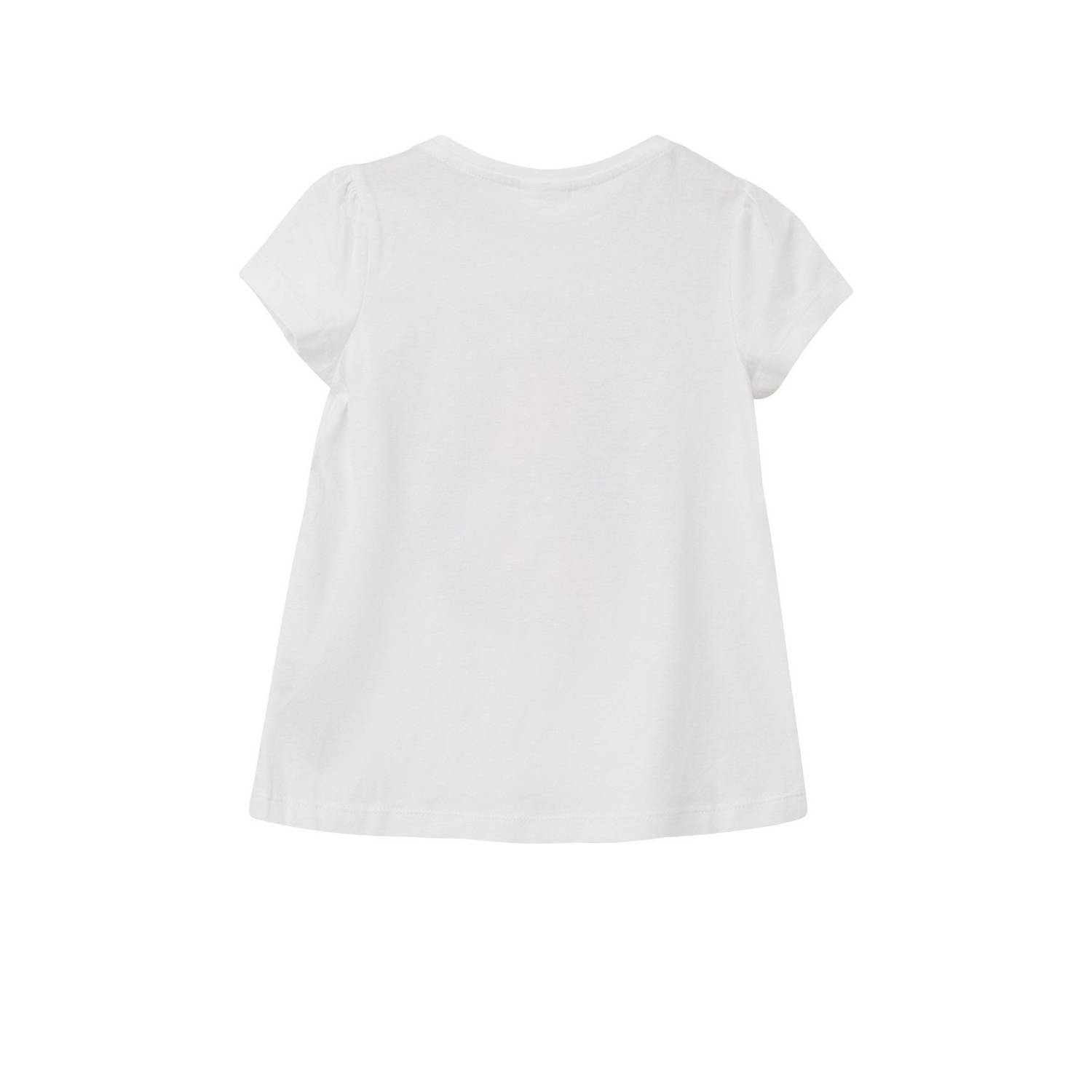 s.Oliver T-shirt wit met glitter