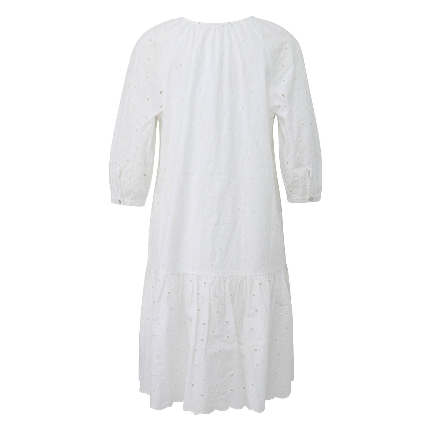 Q S by s.Oliver zomerjurk broderie wit