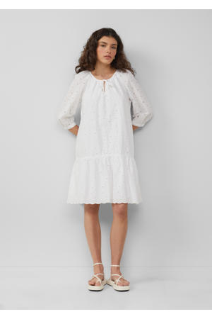 zomerjurk broderie wit