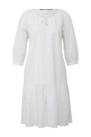 zomerjurk broderie wit