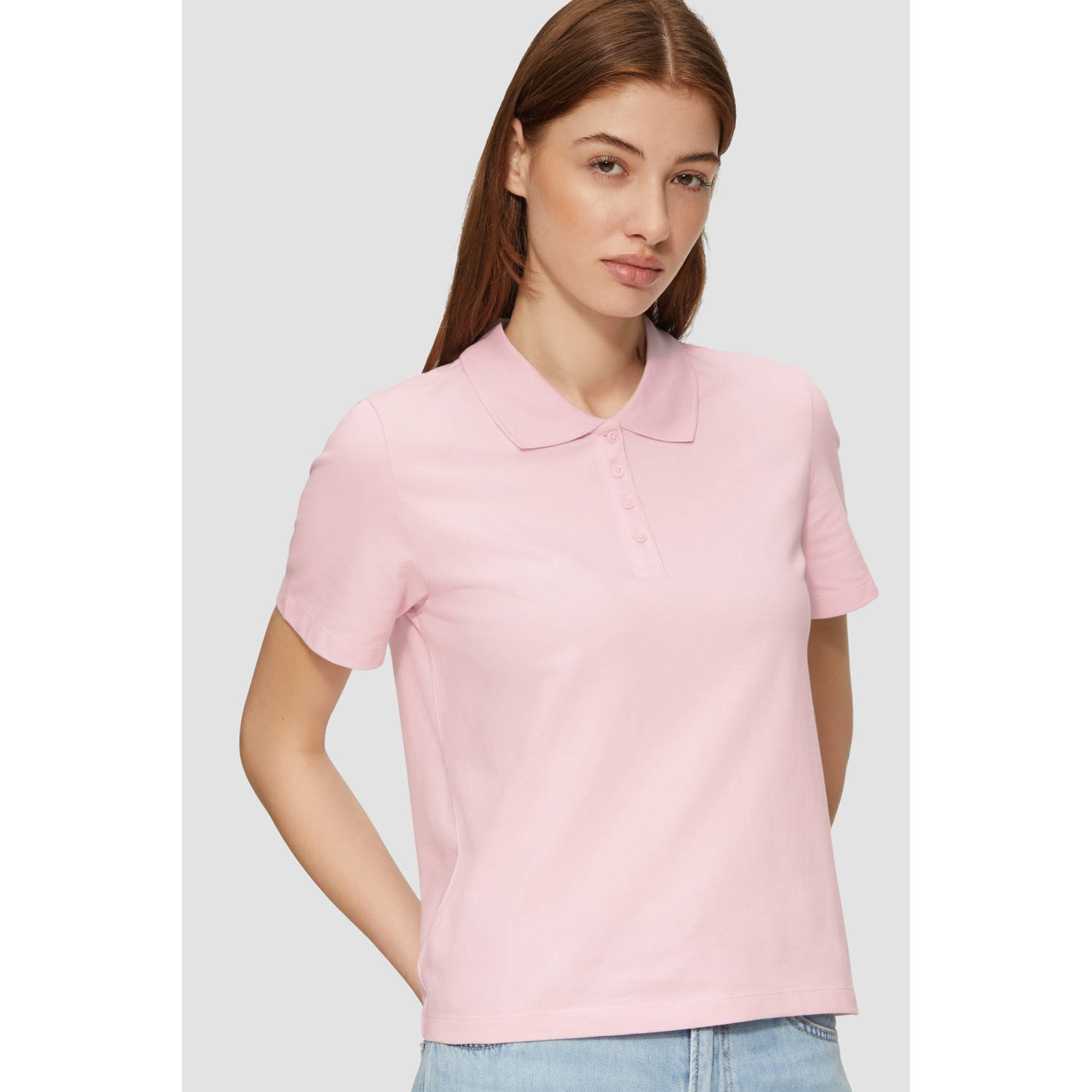 S.Oliver RED LABEL Regular fit poloshirt van katoenmix