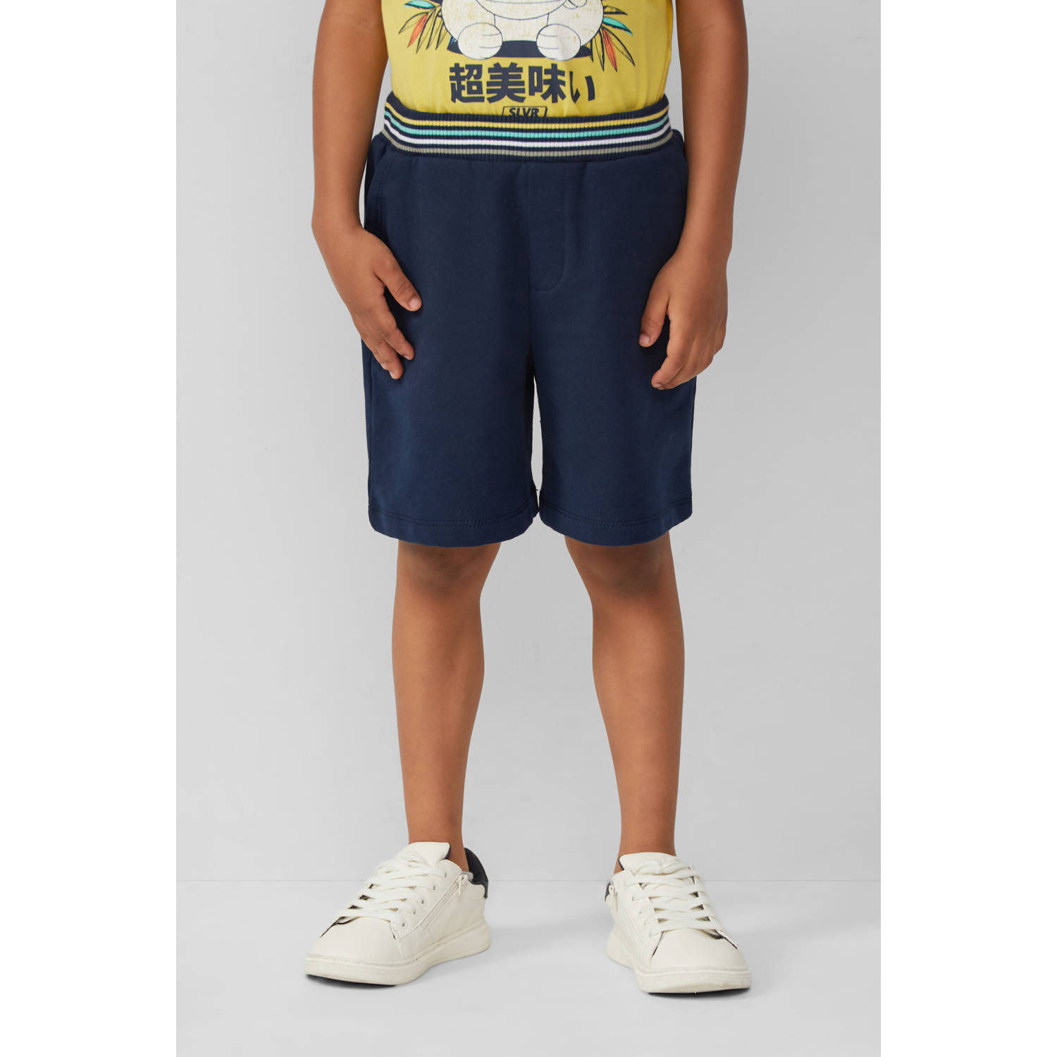 S.Oliver casual short donkerblauw