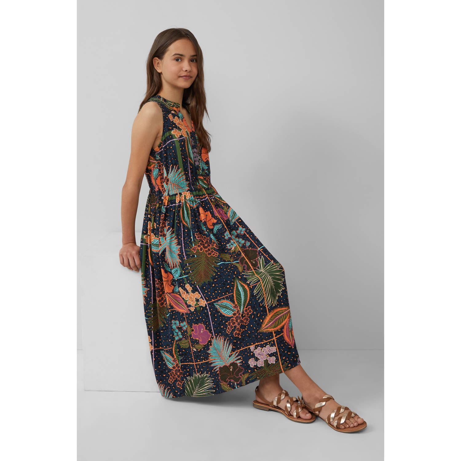 s.Oliver midi jurk multi