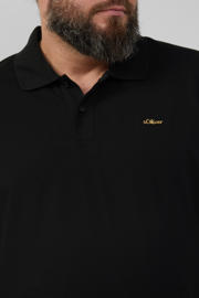 thumbnail: s.Oliver Big Size regular polo zwart
