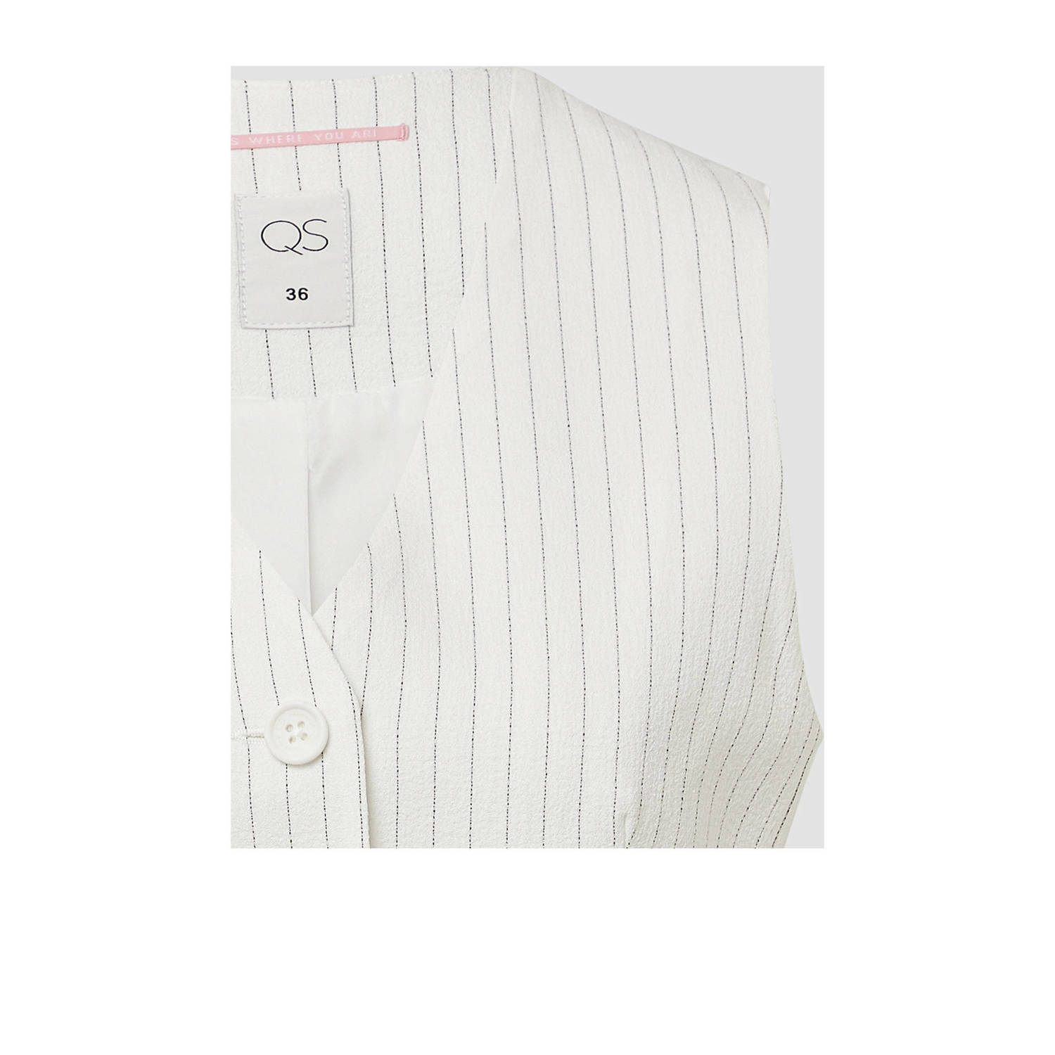 Q S by s.Oliver gilet wit