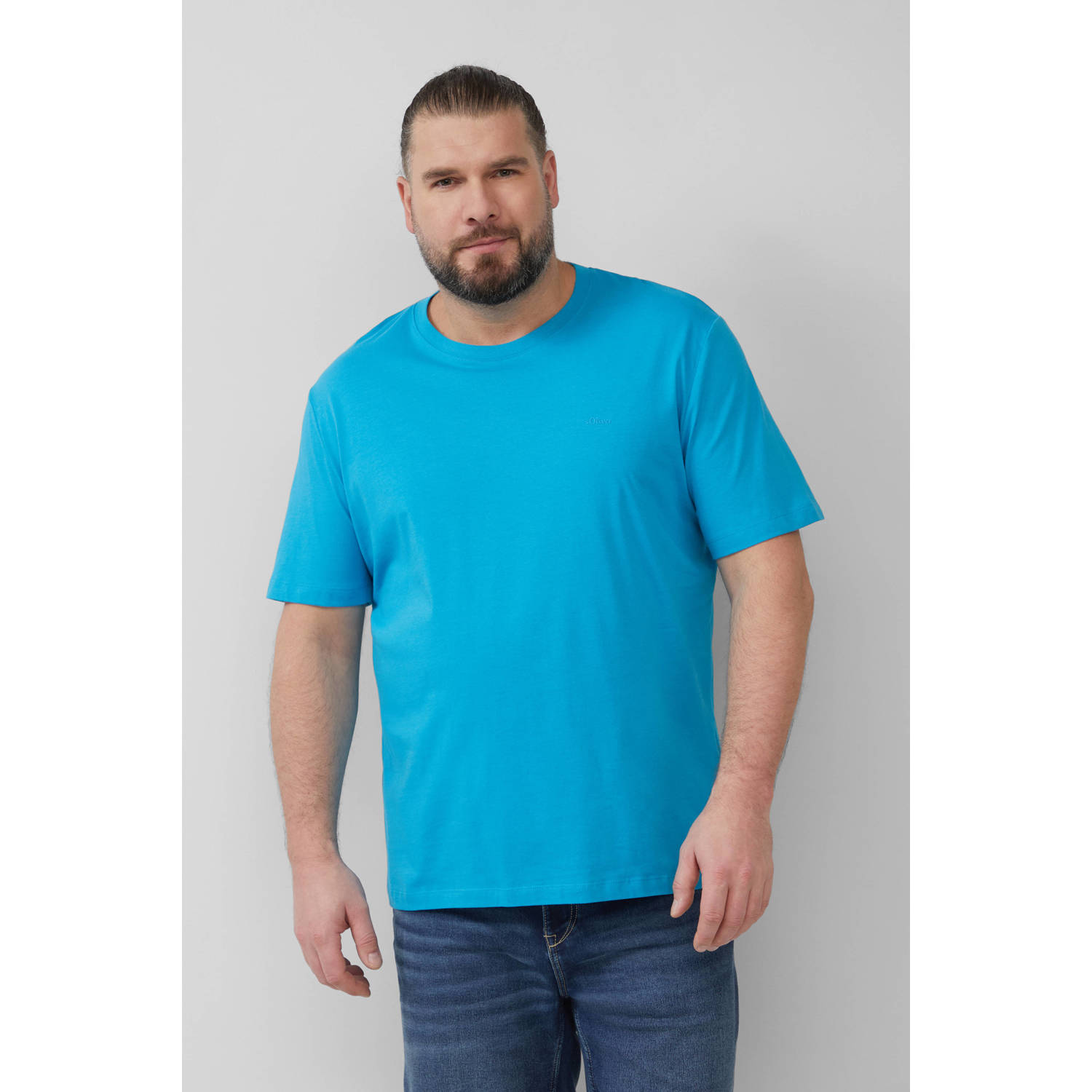 S.Oliver Big Size T-shirt blauw