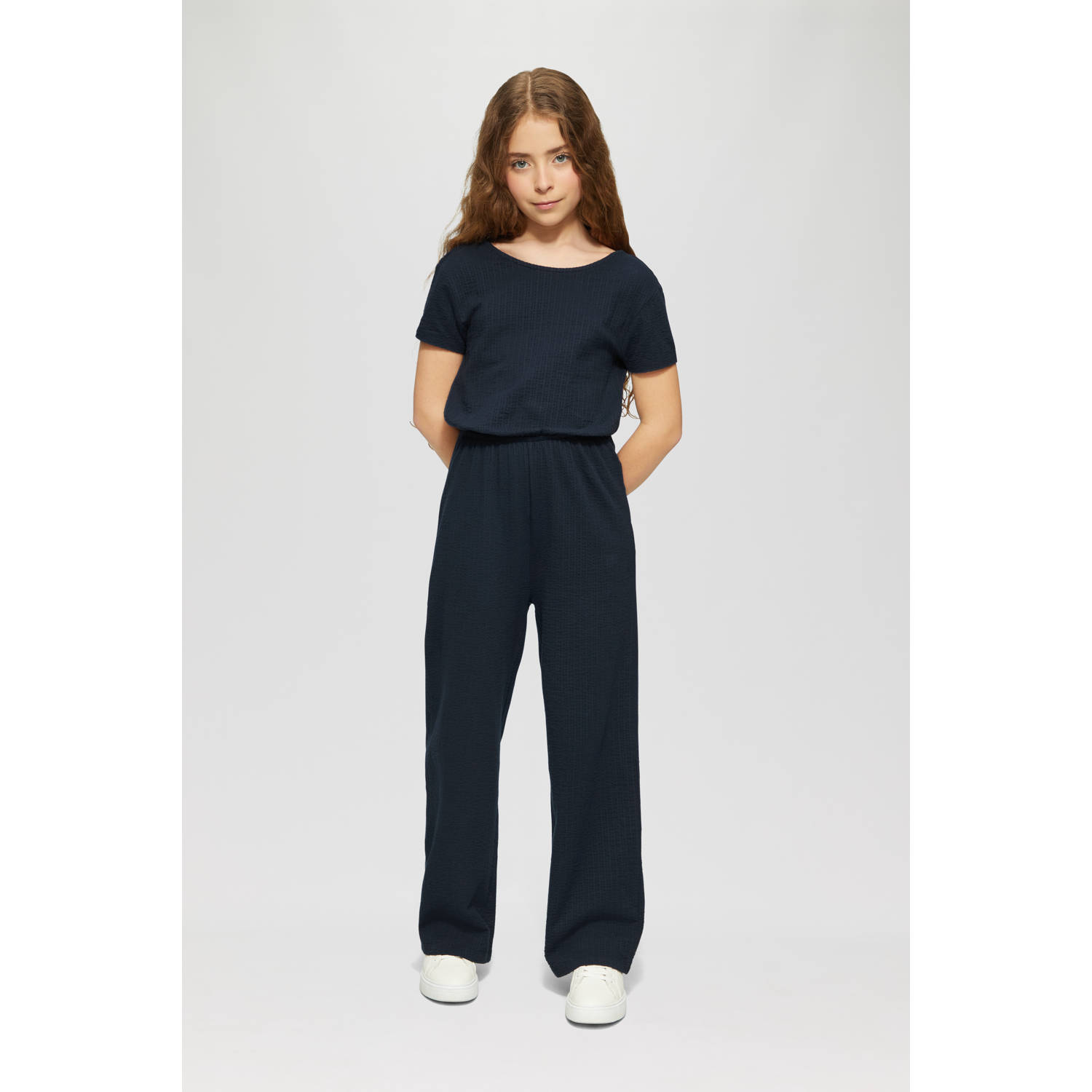 S.Oliver RED LABEL Regular fit jumpsuit van een mix van katoen en elastaan