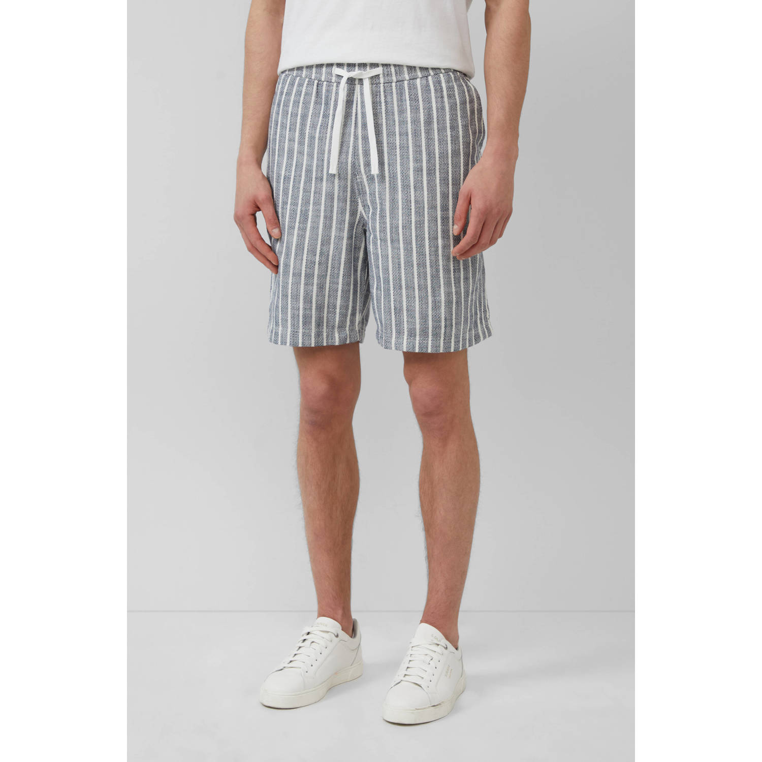 S.Oliver relaxed bermuda short donkerblauw