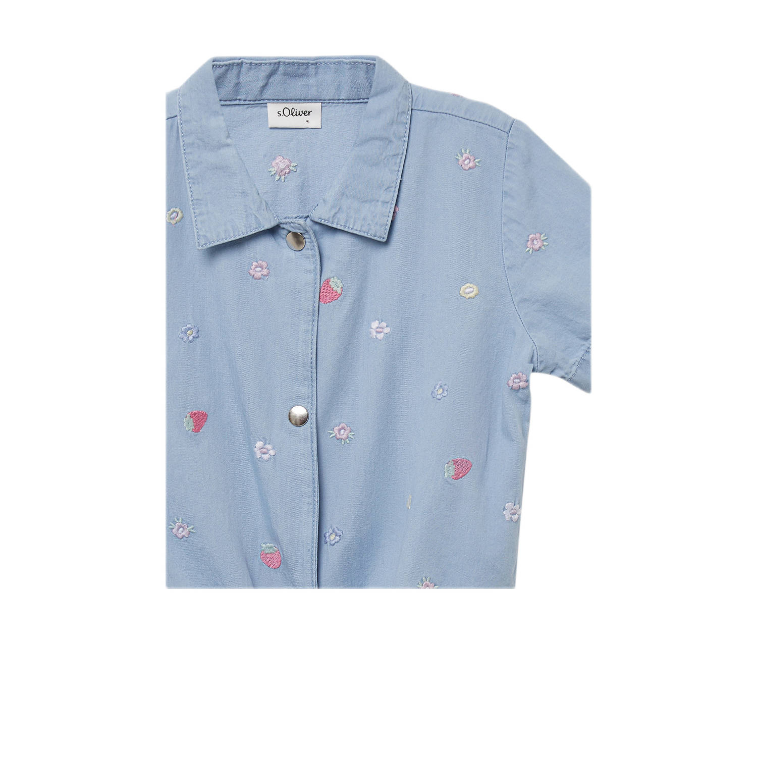 s.Oliver blouse light blue denim
