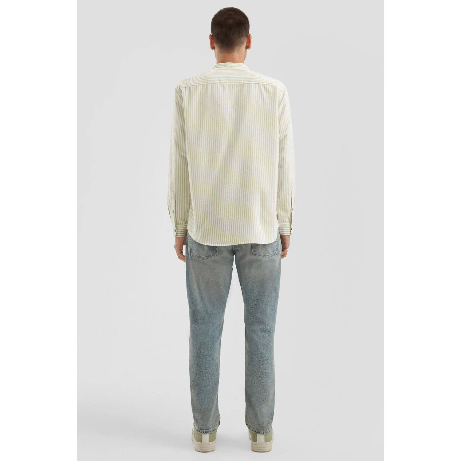 Q S by s.Oliver casual overhemd lichtgroen