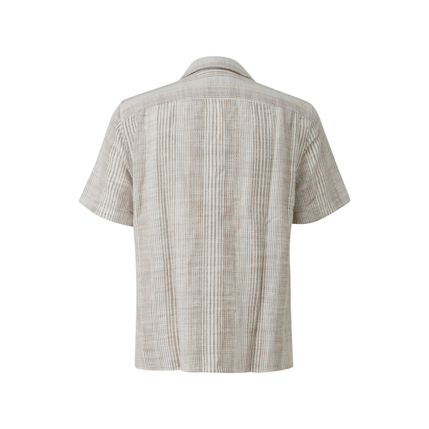s.Oliver casual overhemd lichtbruin