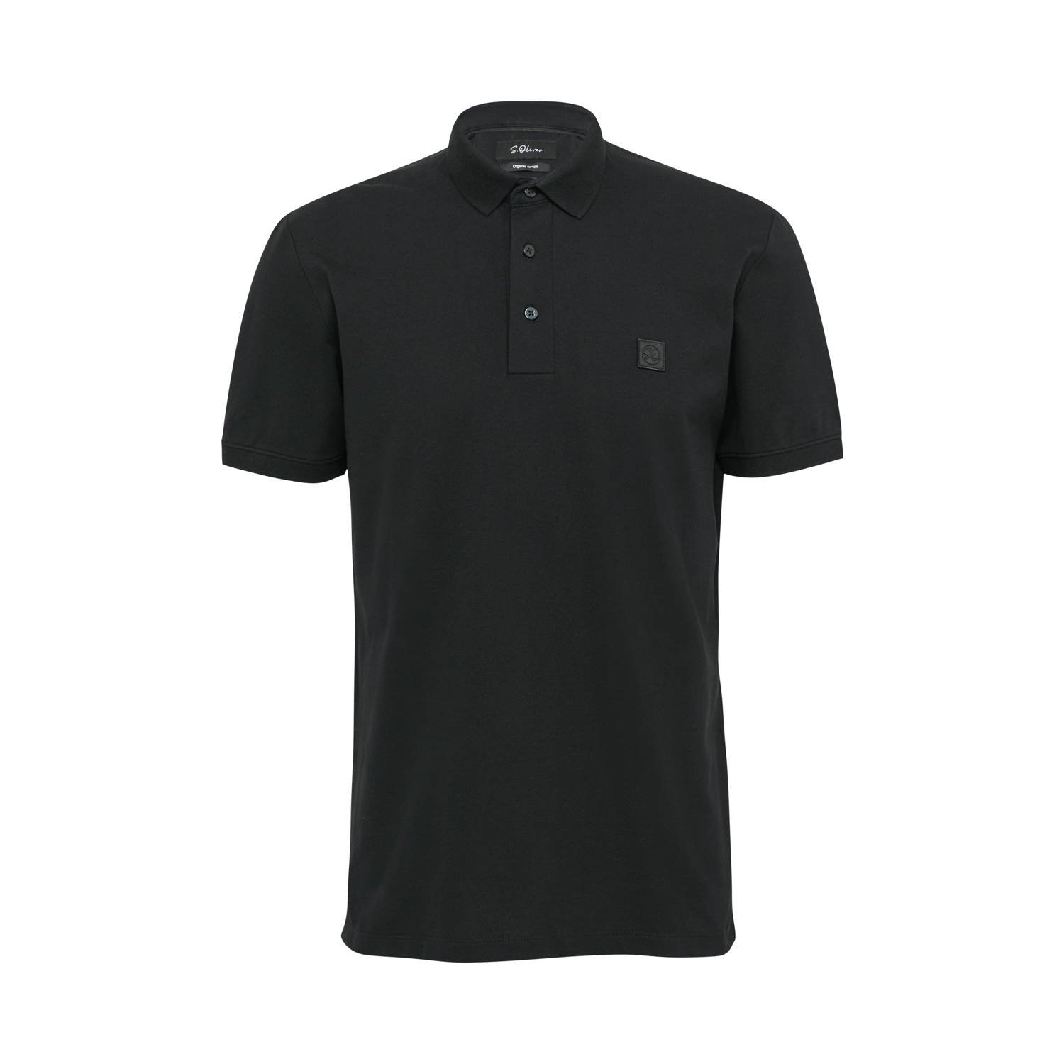 S.Oliver BLACK LABEL polo zwart