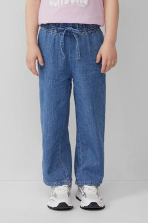 denim casual broek dark blue denim