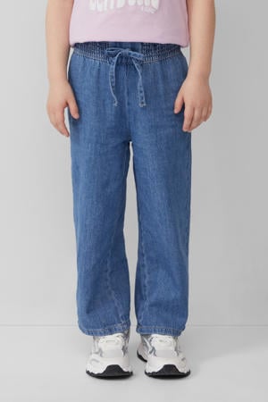 denim casual broek dark blue denim