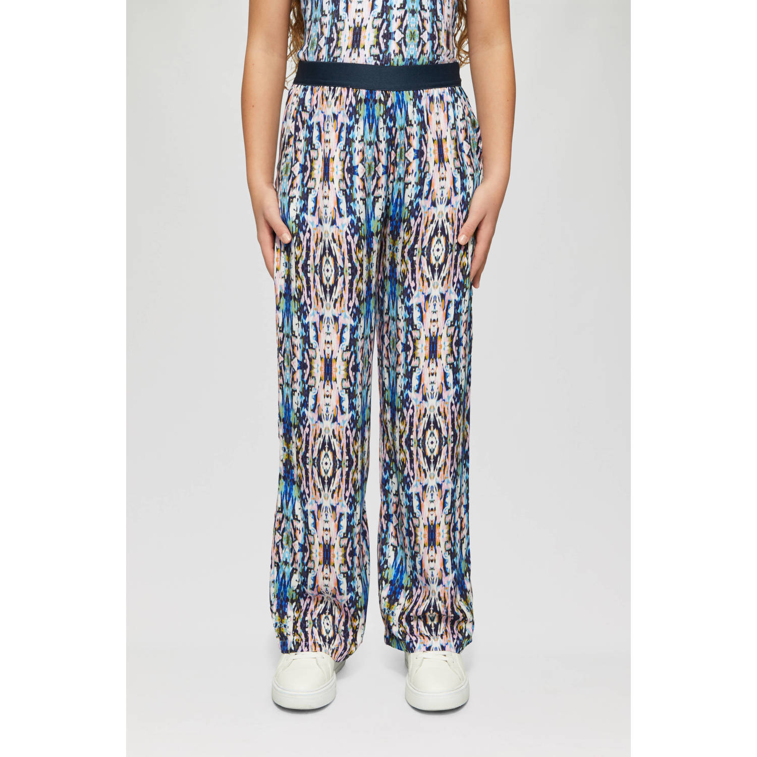 S.Oliver RED LABEL Wijde broek van gesatineerde viscose
