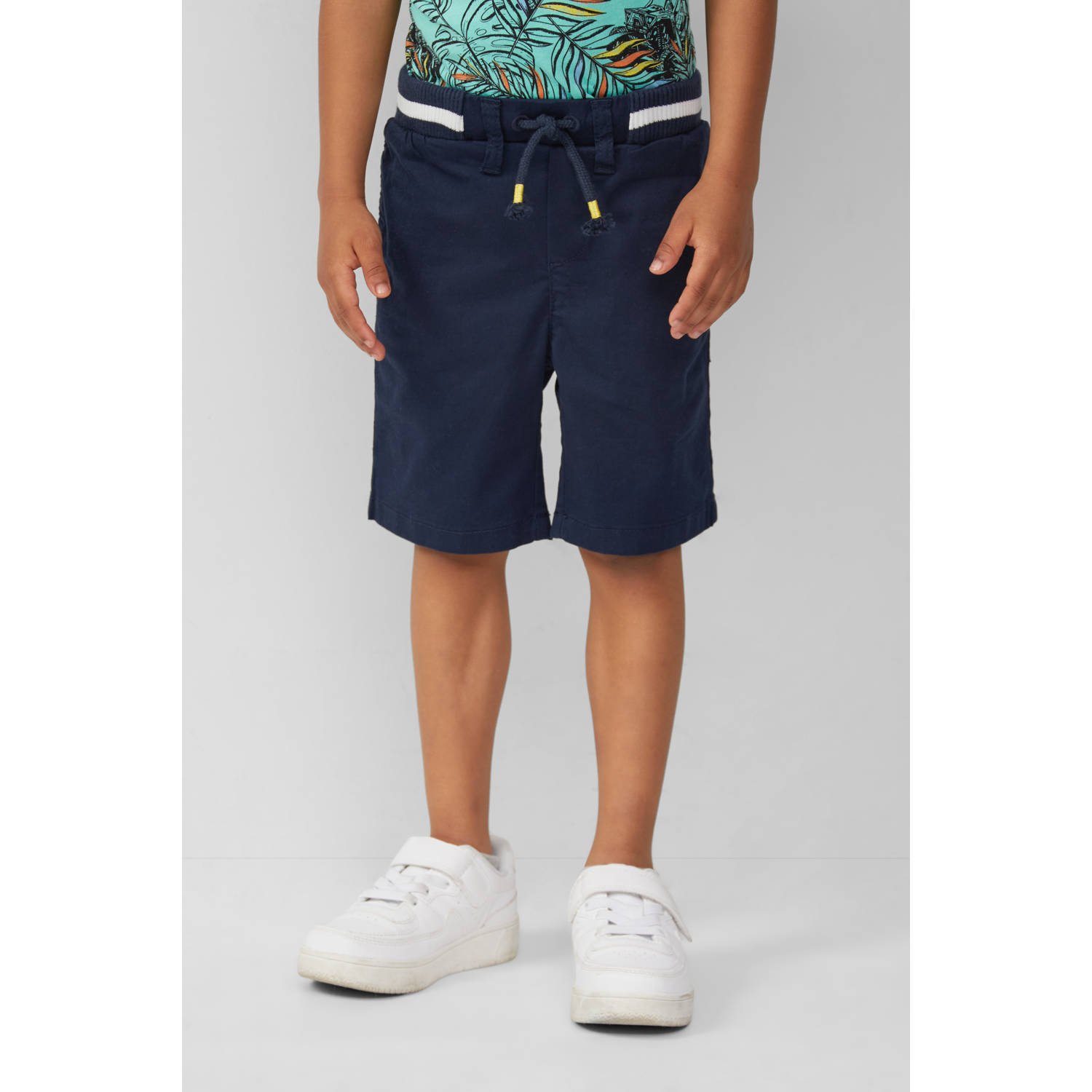 S.Oliver RED LABEL Regular fit bermuda van katoenmix model 'PELLE'