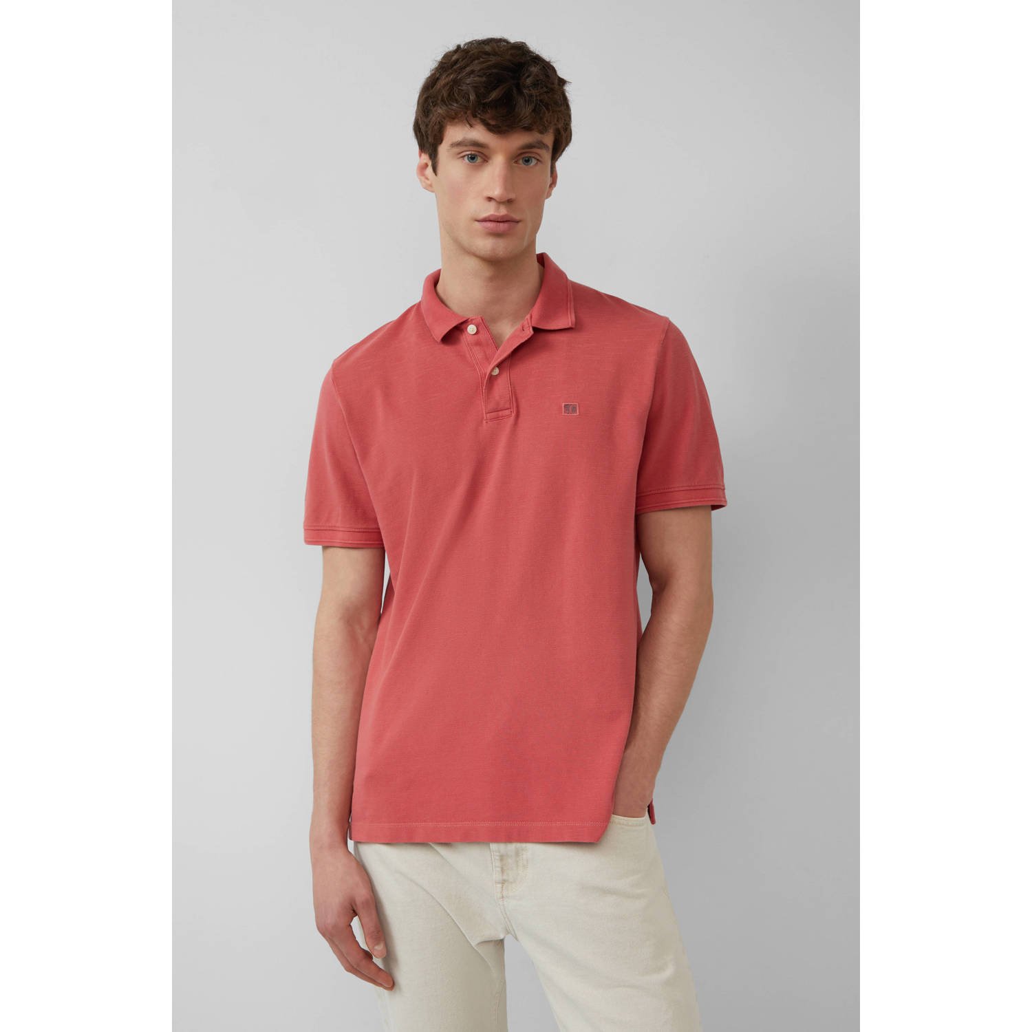 S.Oliver regular polo roze