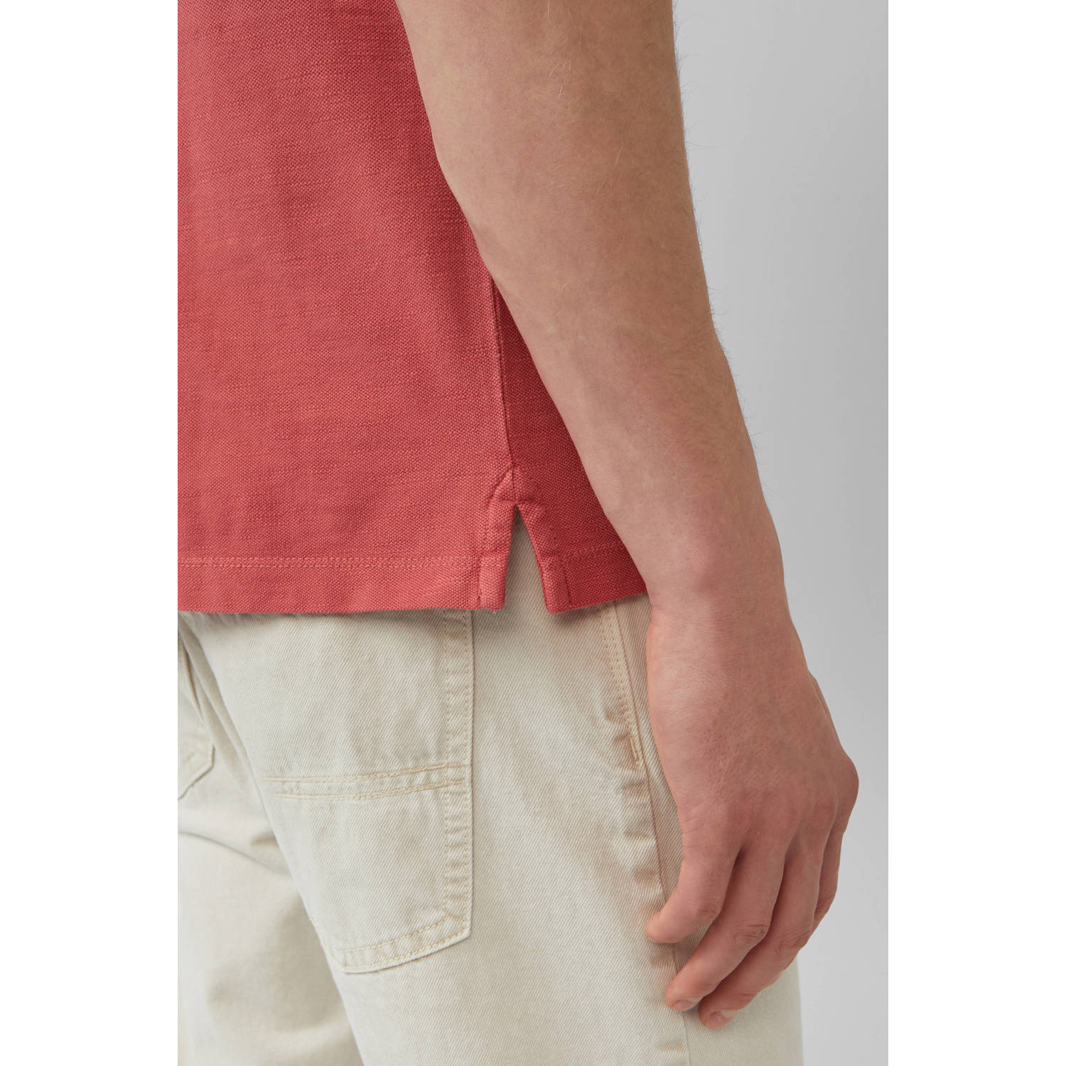 s.Oliver regular polo roze