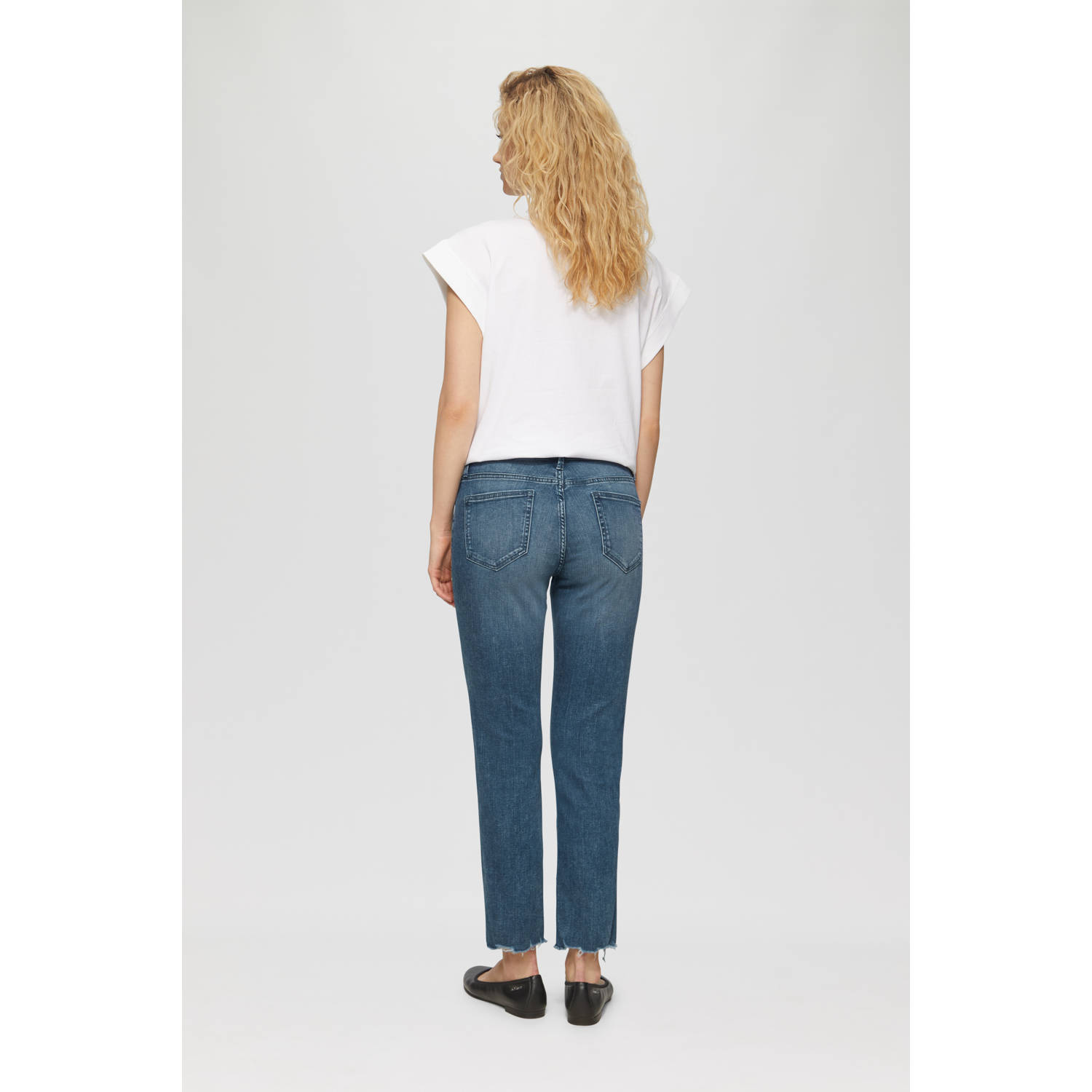 s.Oliver slim fit jeans dark blue denim