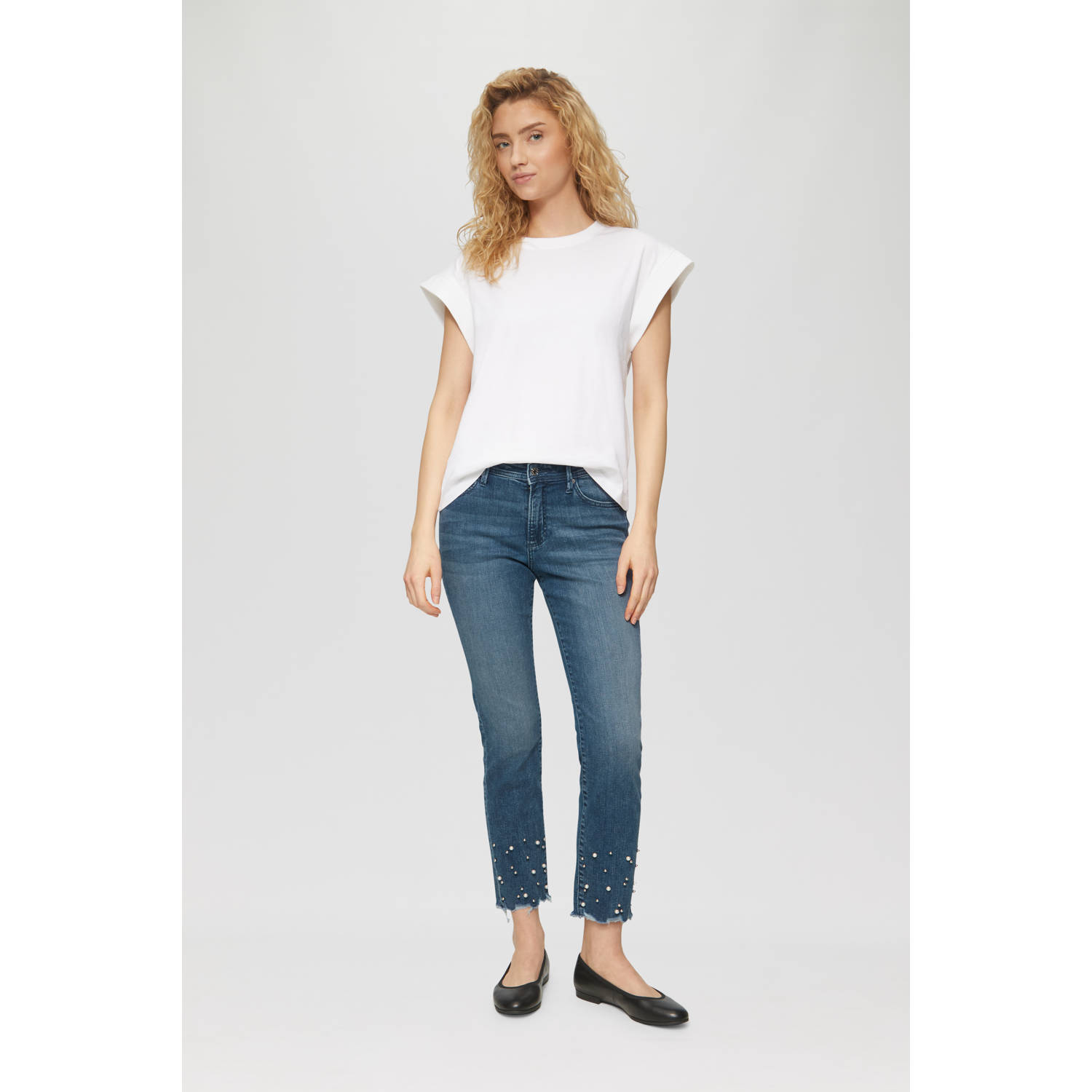 s.Oliver slim fit jeans dark blue denim
