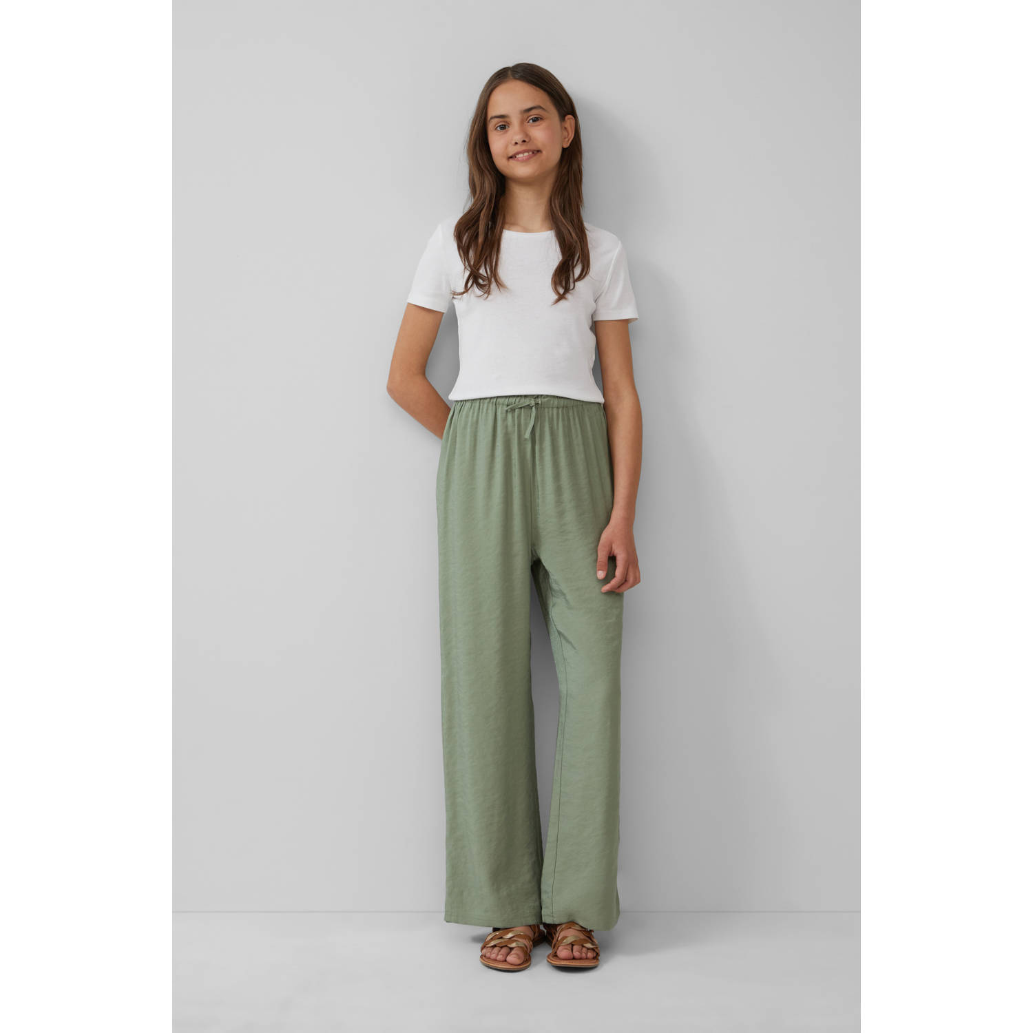 S.Oliver casual broek groen
