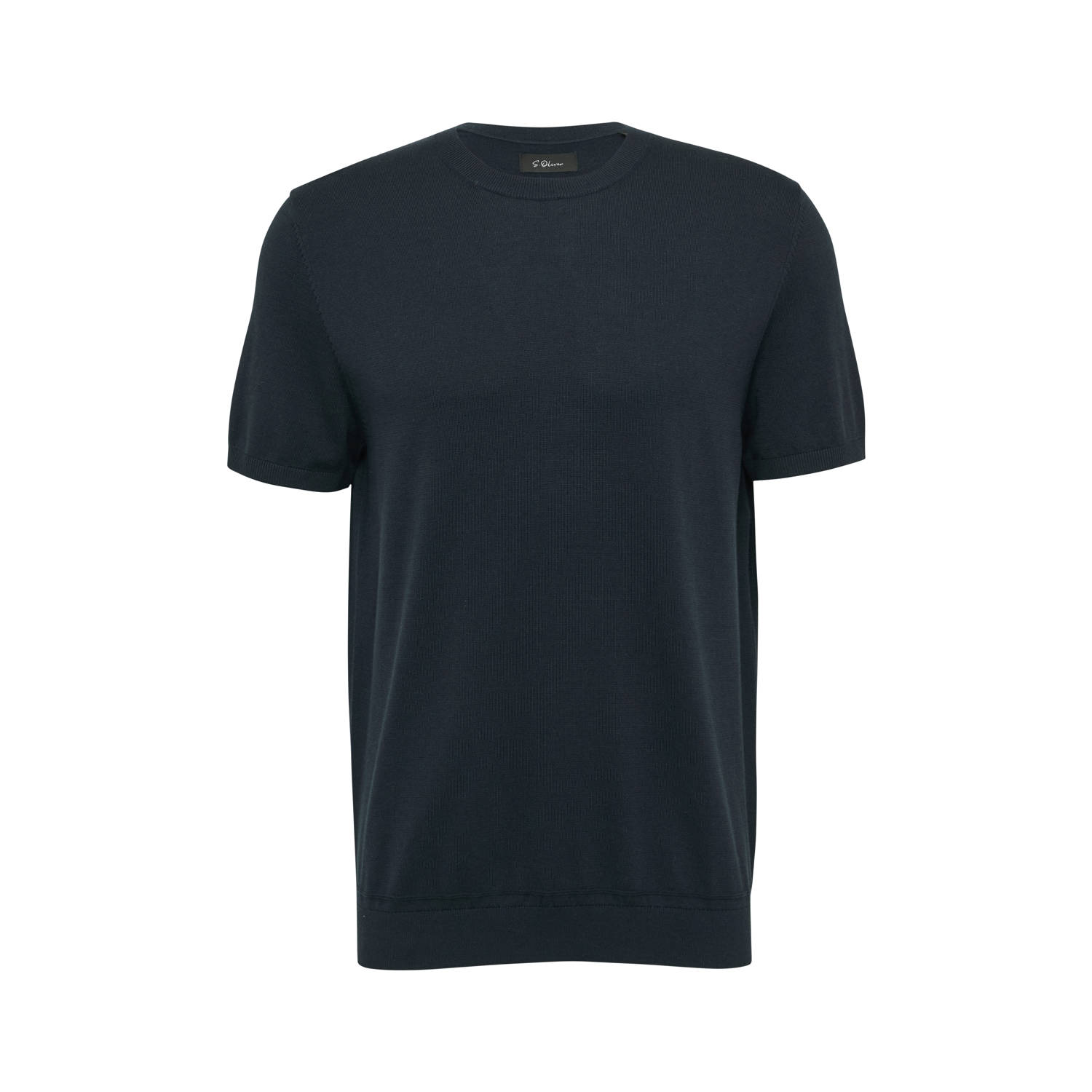 S.Oliver BLACK LABEL t-shirt gebreid donkerblauw