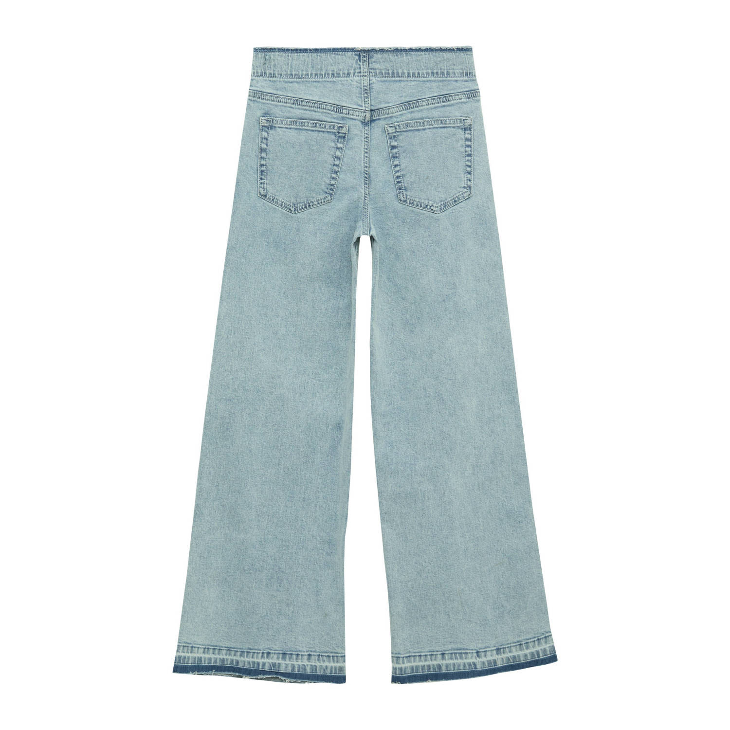 s.Oliver wide leg regular waist regular fit jeans light blue denim