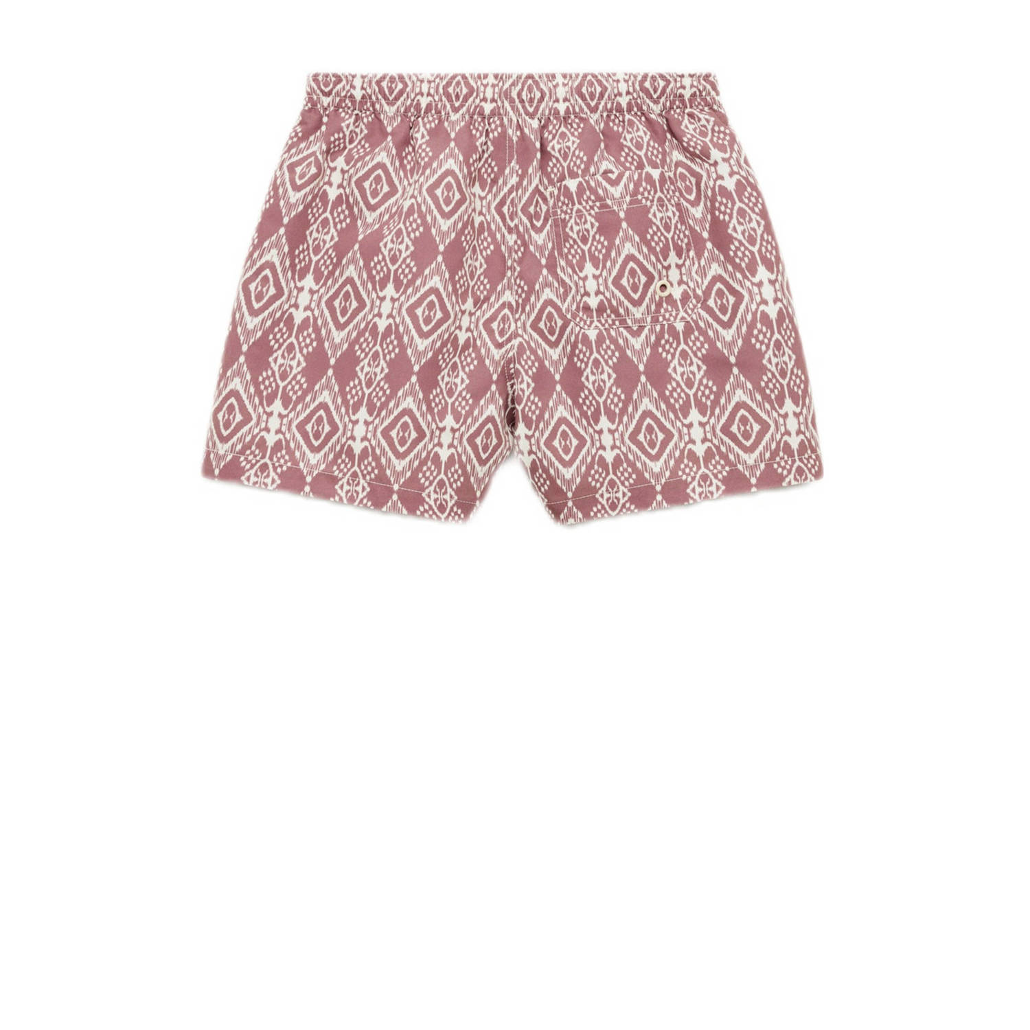 Mango Kids zwemshort oudroze wit
