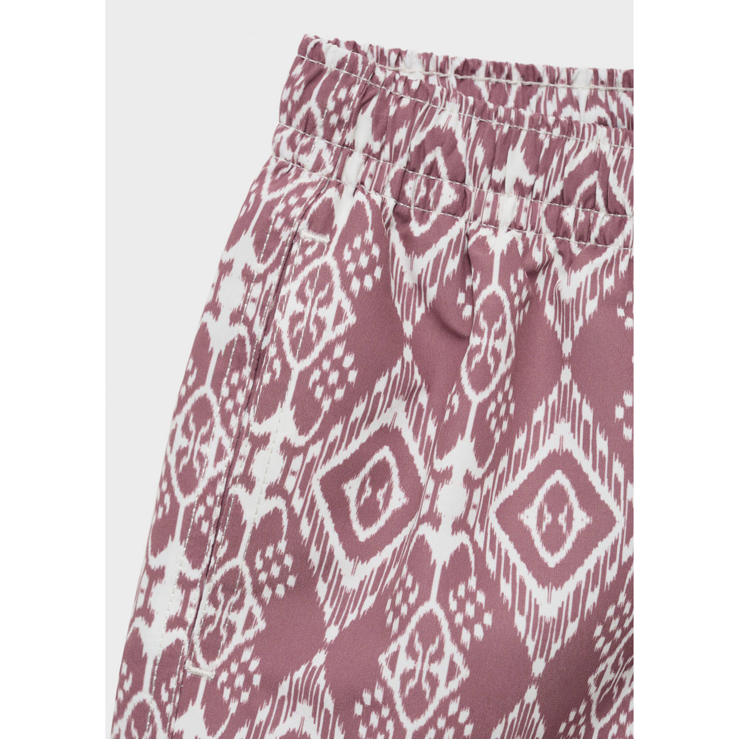 Mango Kids zwemshort oudroze wit