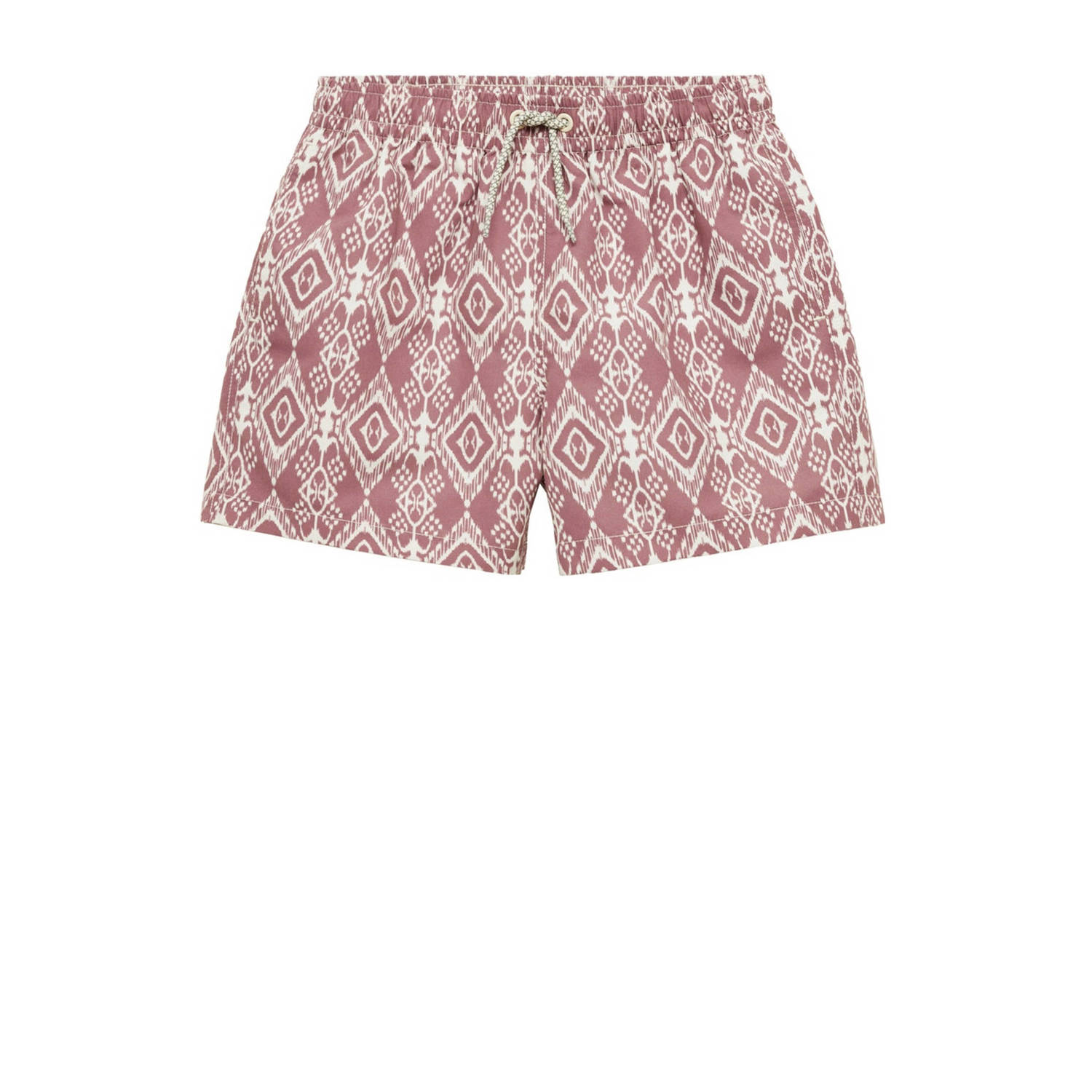 Mango Kids zwemshort oudroze wit