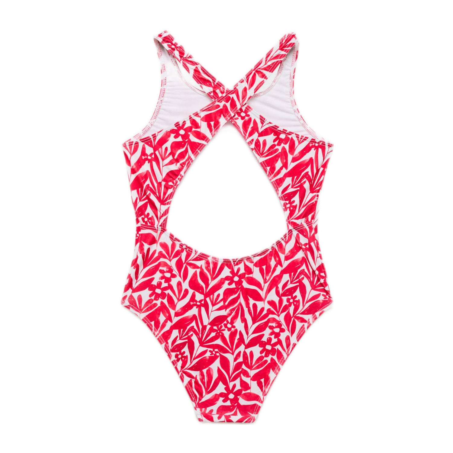 Mango Kids badpak rood wit