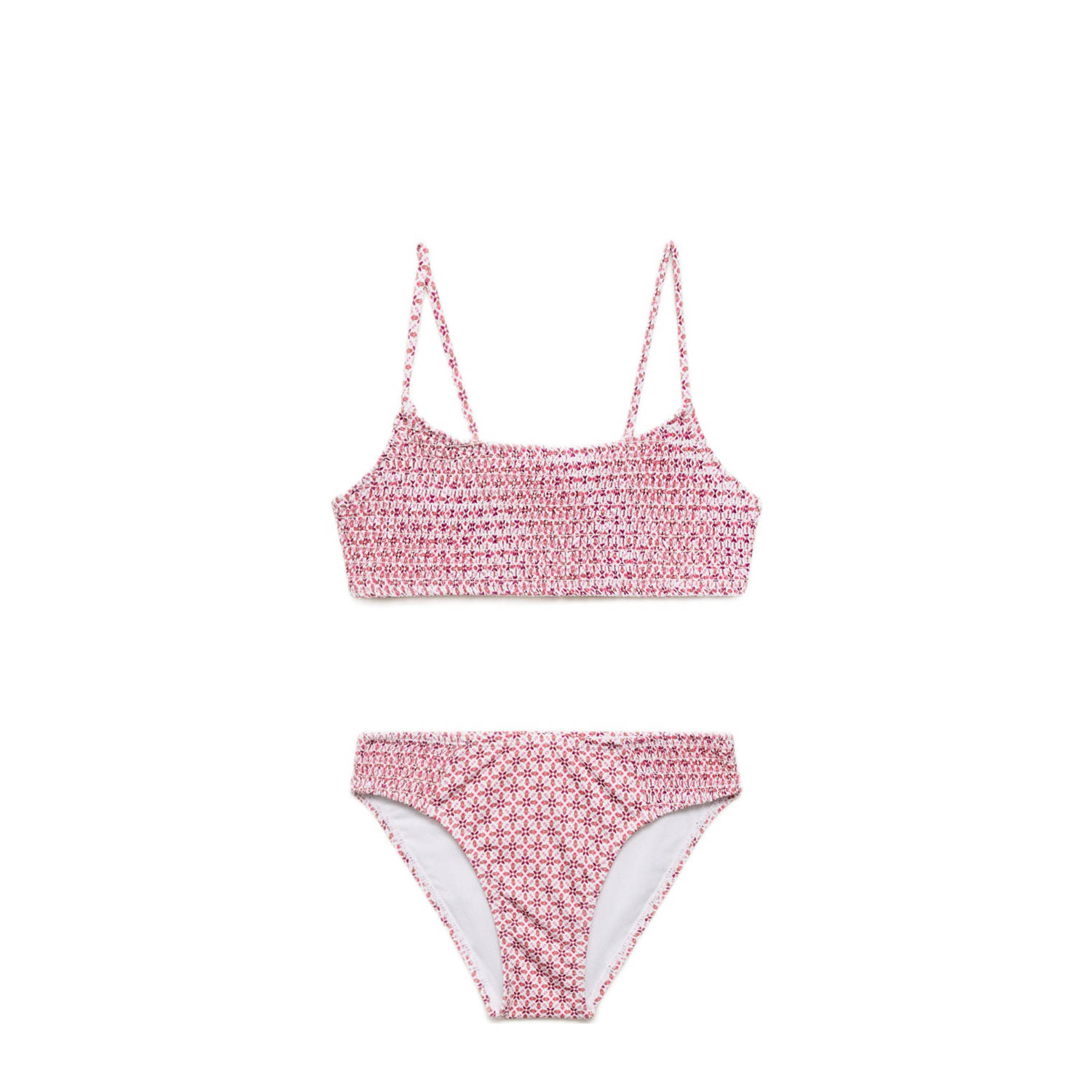 Mango Kids bikini roze ecru