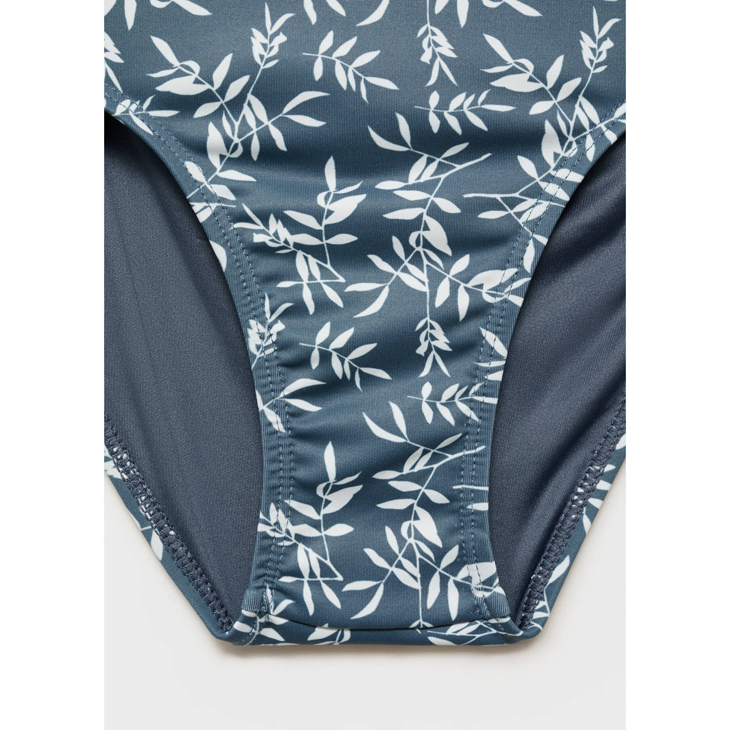 Mango Kids badpak donkerblauw wit