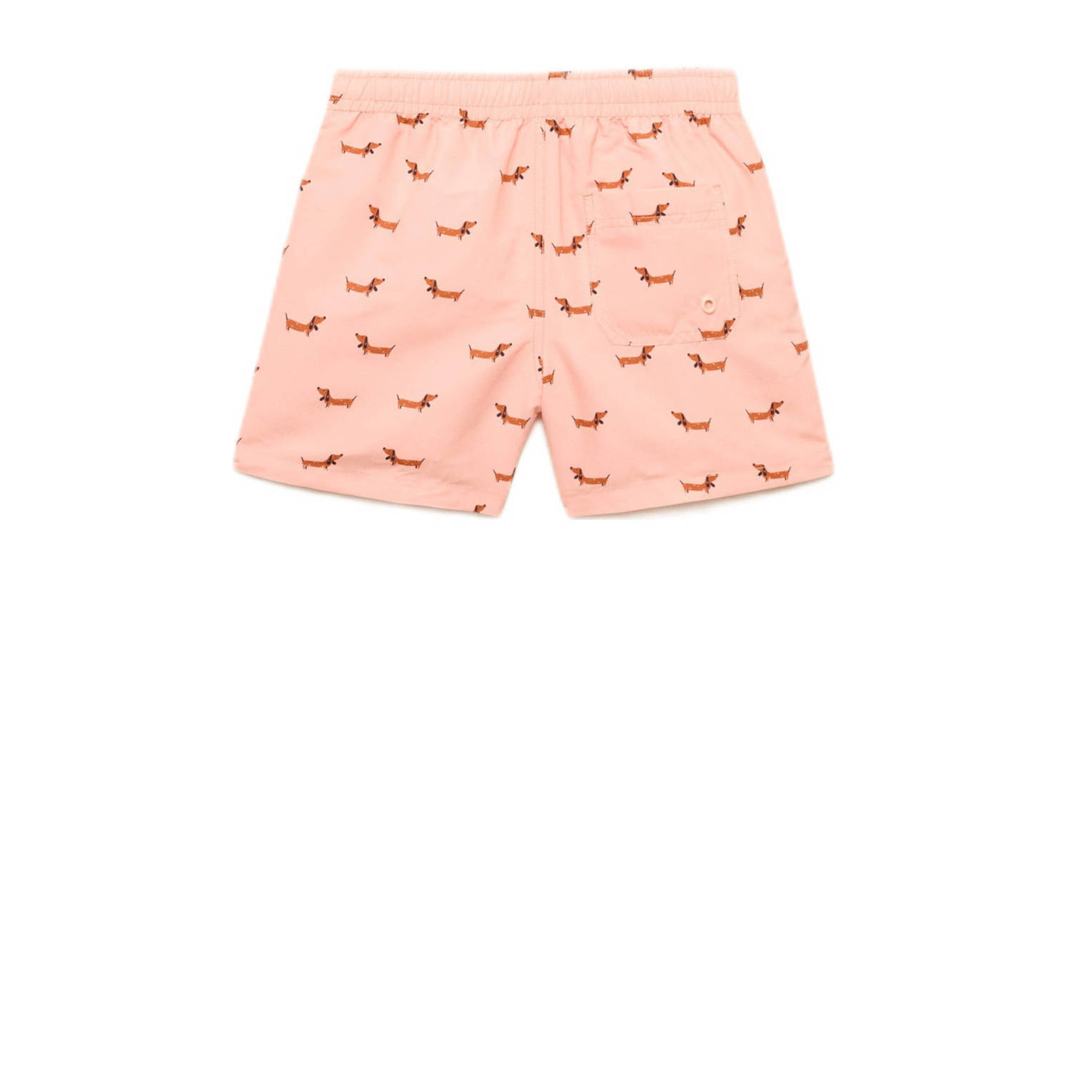 Mango Kids zwemshort lichtoranje bruin