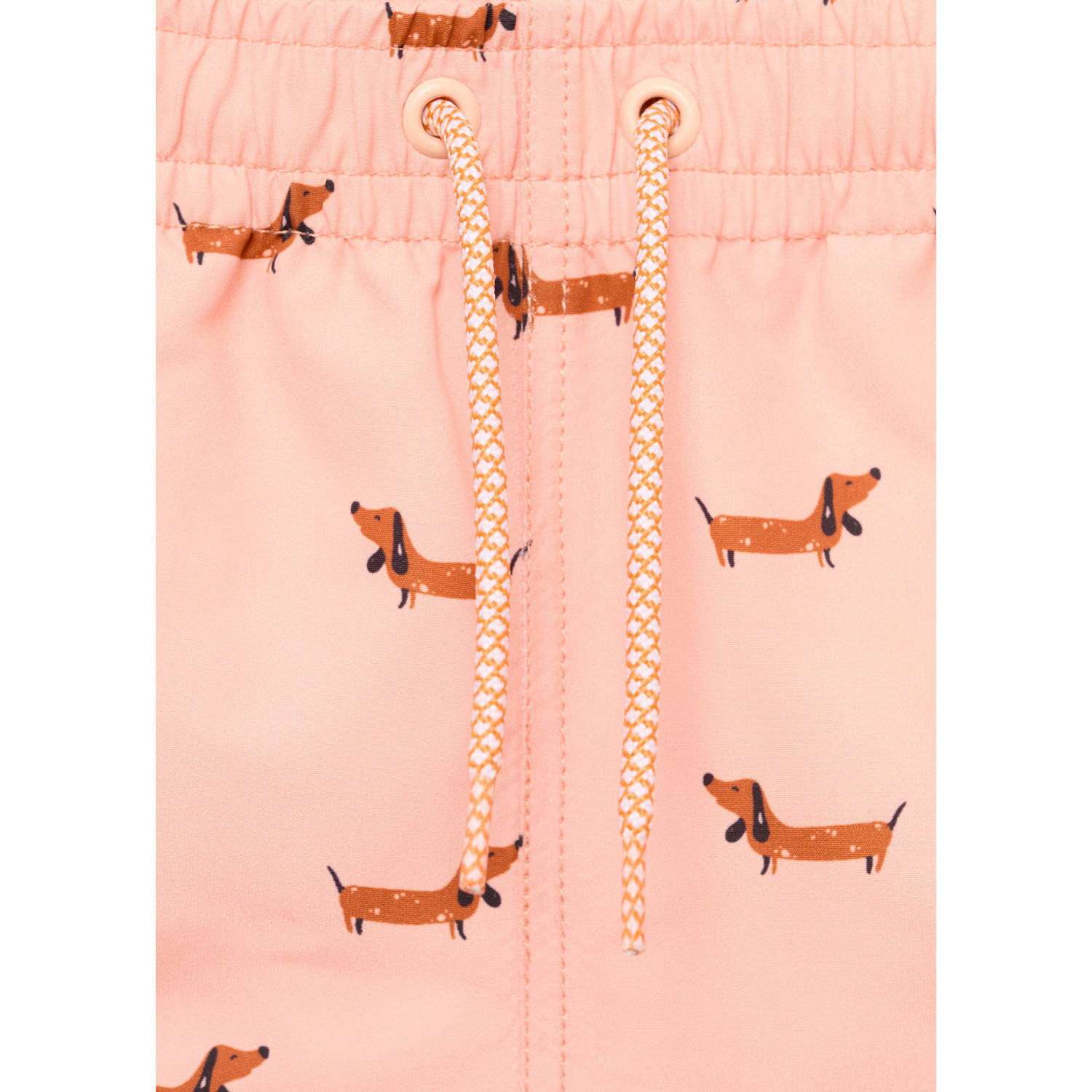 Mango Kids zwemshort lichtoranje bruin